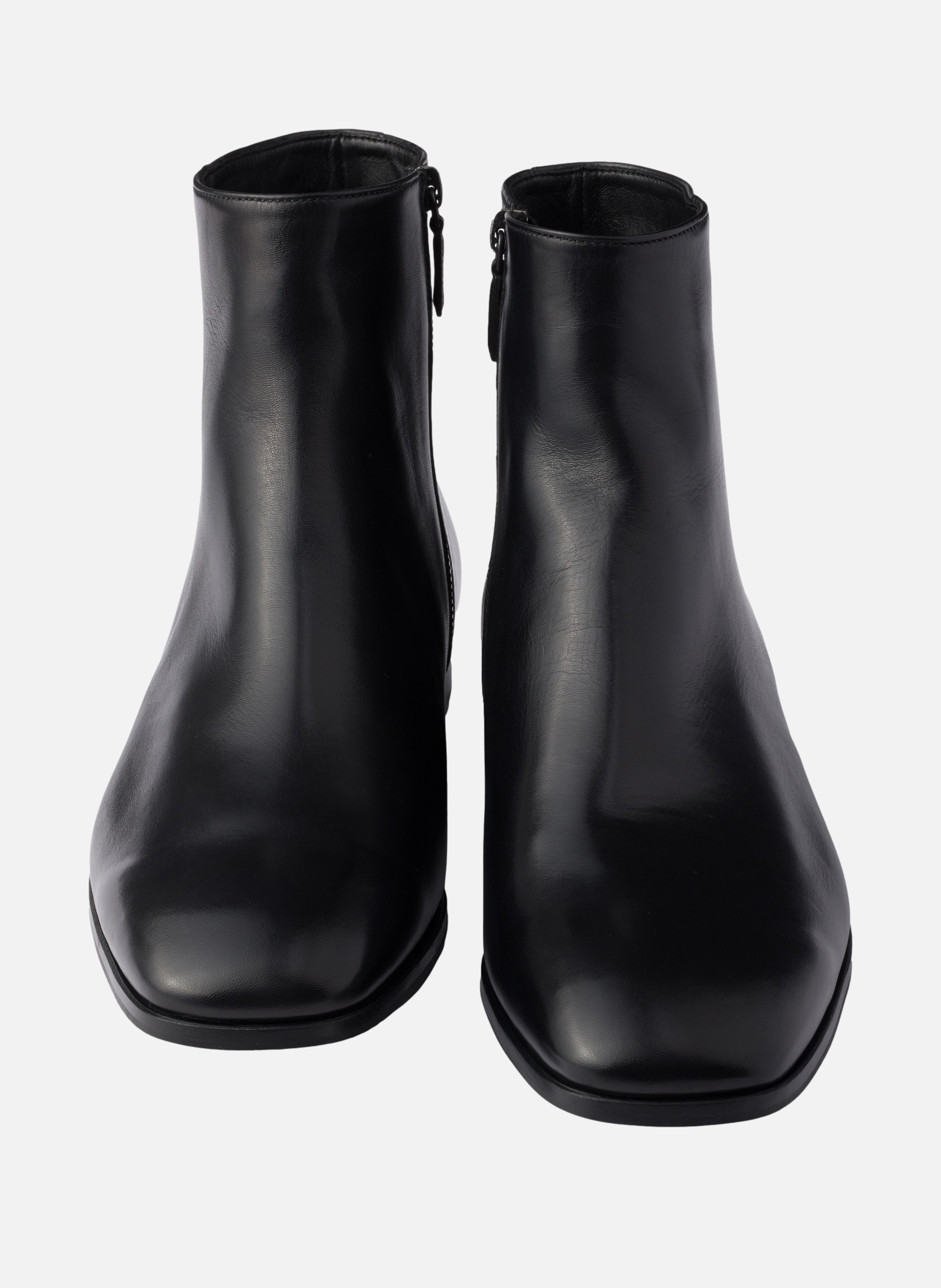 Bottines en cuir PRADA Noir