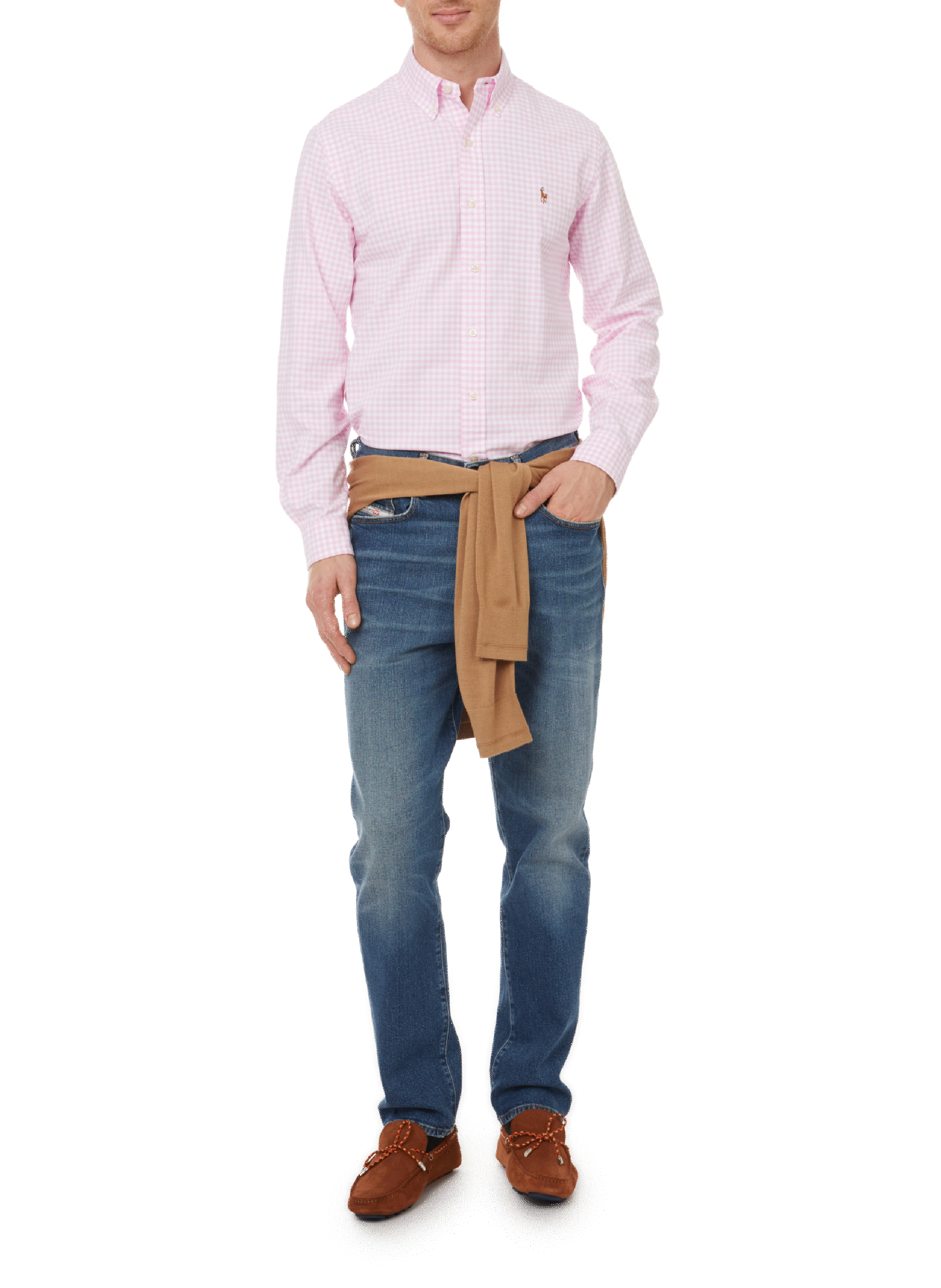 Cotton check shirt POLO RALPH LAUREN Pink