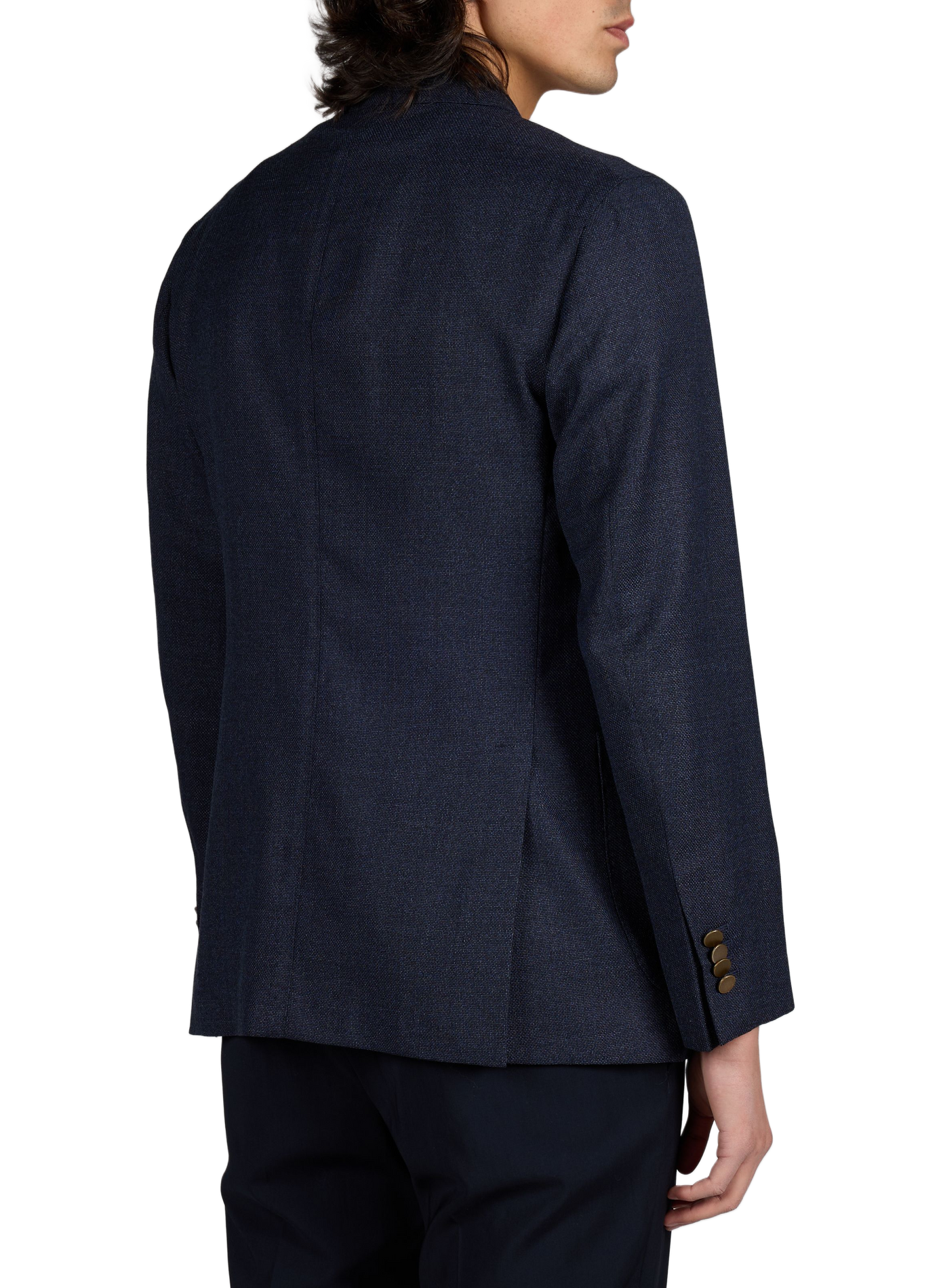 Blazer tweed en laine vierge BOGLIOLI Blue