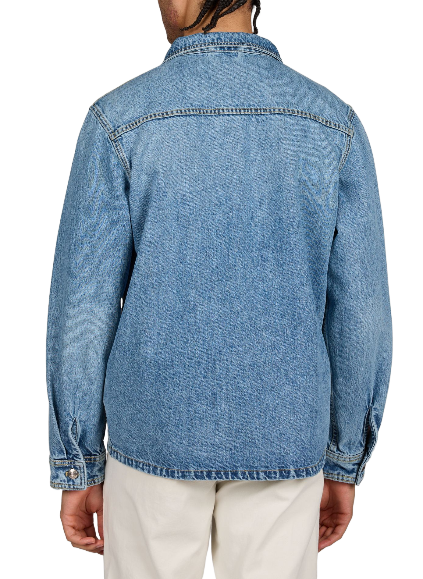 Veste droite boutonnée en jean EDEN PARK Bleu