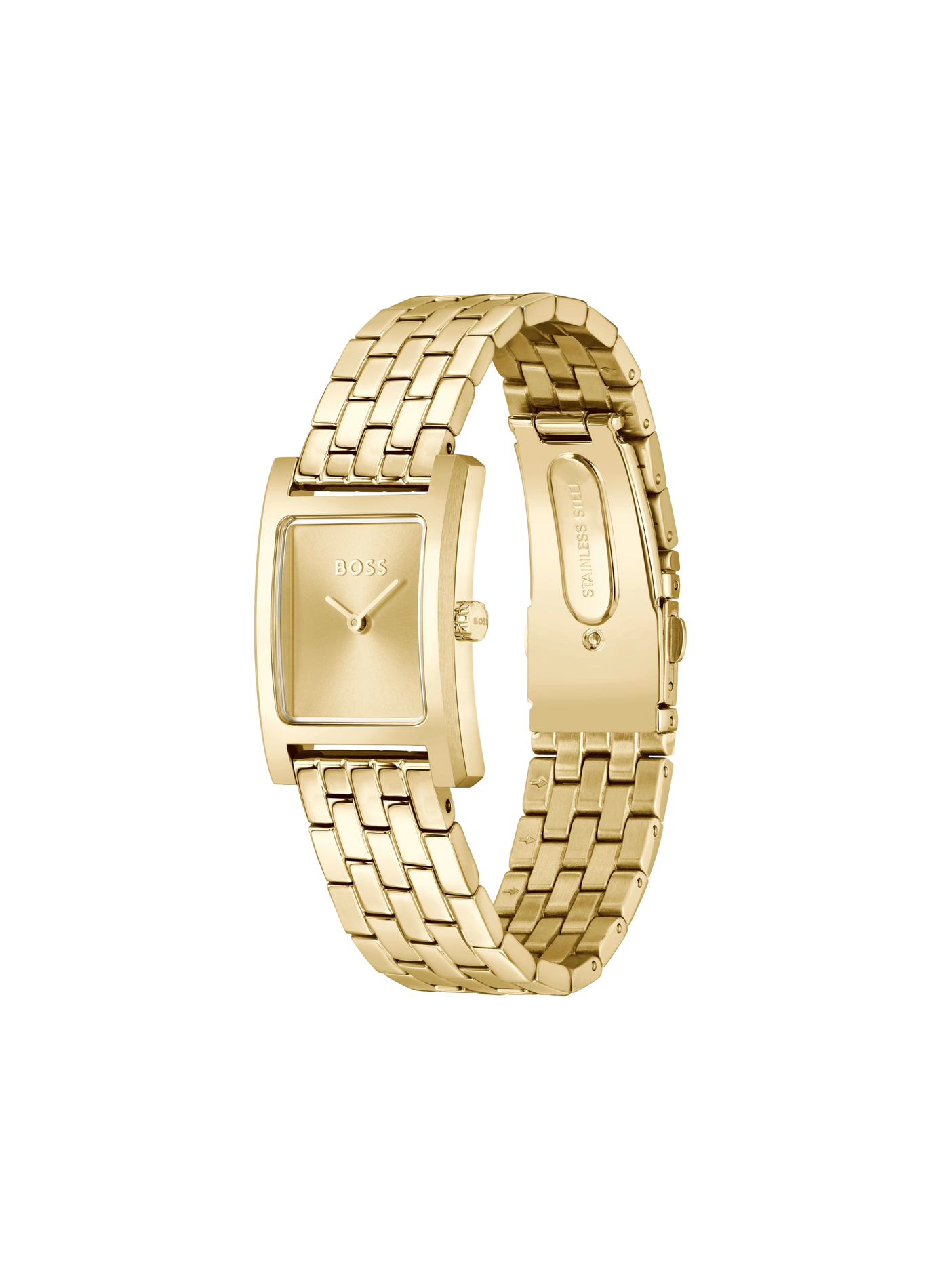 Montre quartz Lucy en acier inoxydable BOSS MONTRES Doré