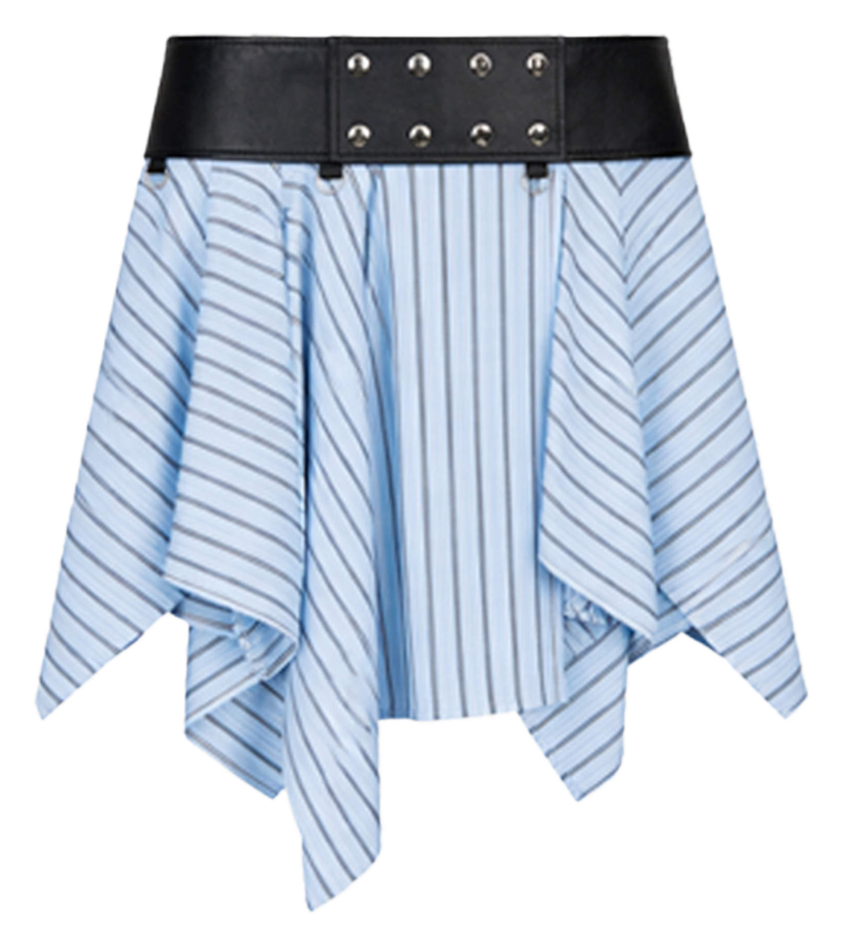 Jupe courte à rayures umby IRO Bleu