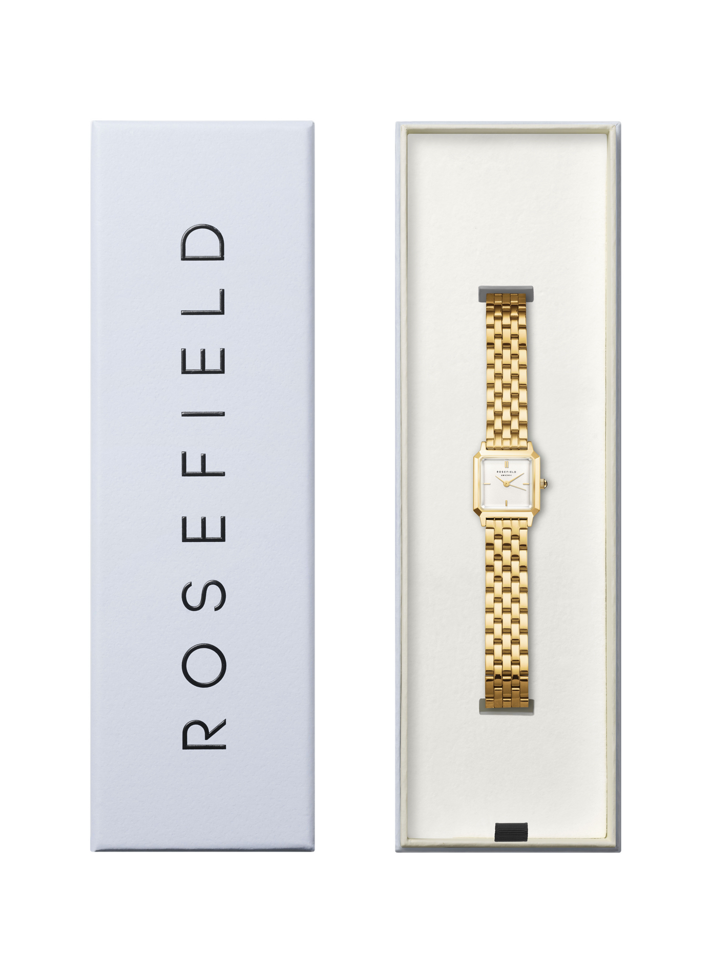 Montre analogique Boxelle en acier inoxydable ROSEFIELD Blanc