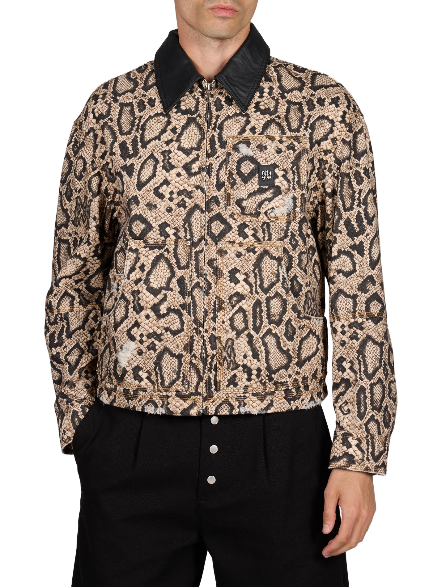 Veste imprimée en coton AMIRI Multicolore