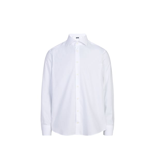 Chemise unie tailor fit en coton Chemise unie tailor fit en coton
