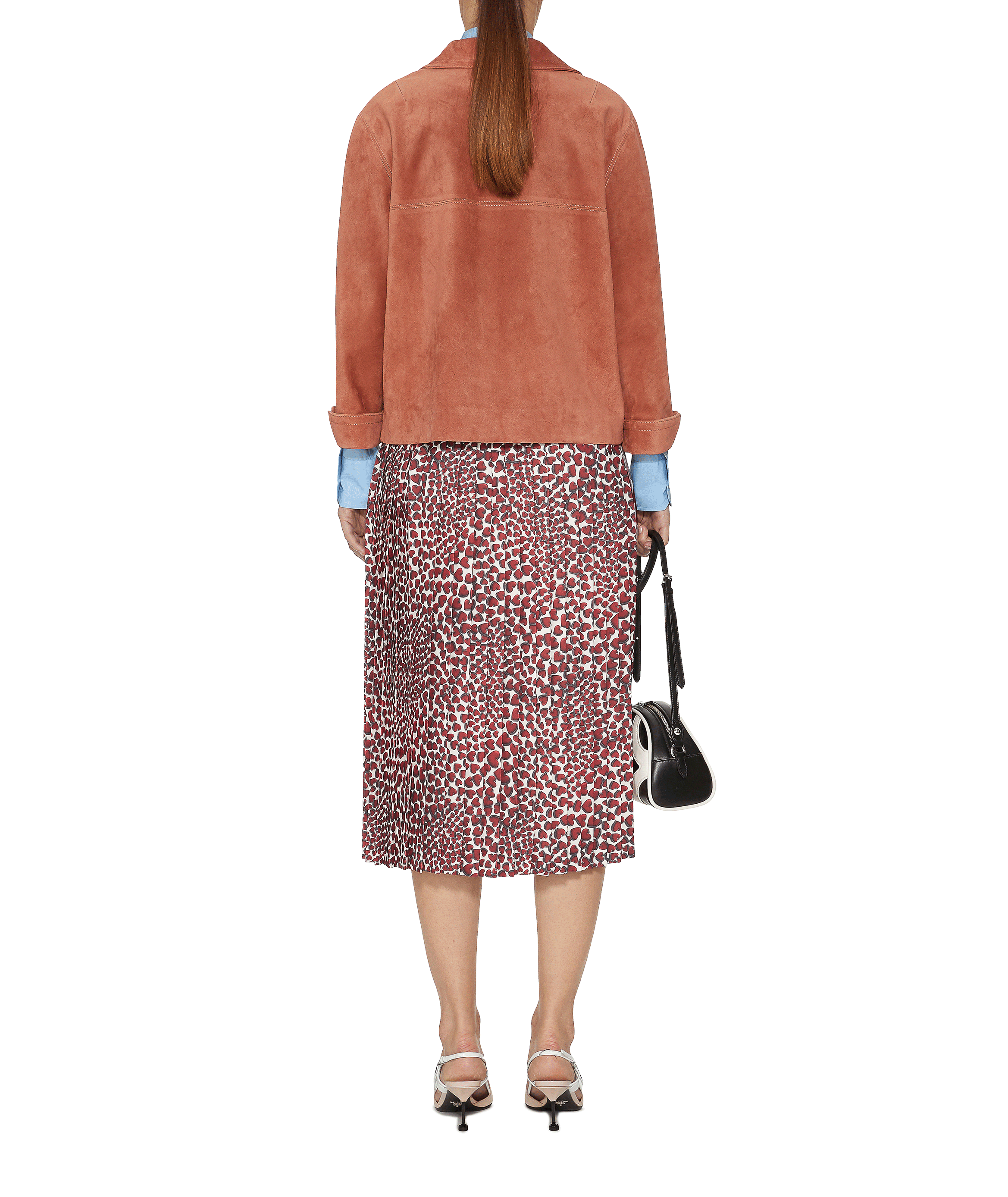 Suede Jacket PRADA Orange