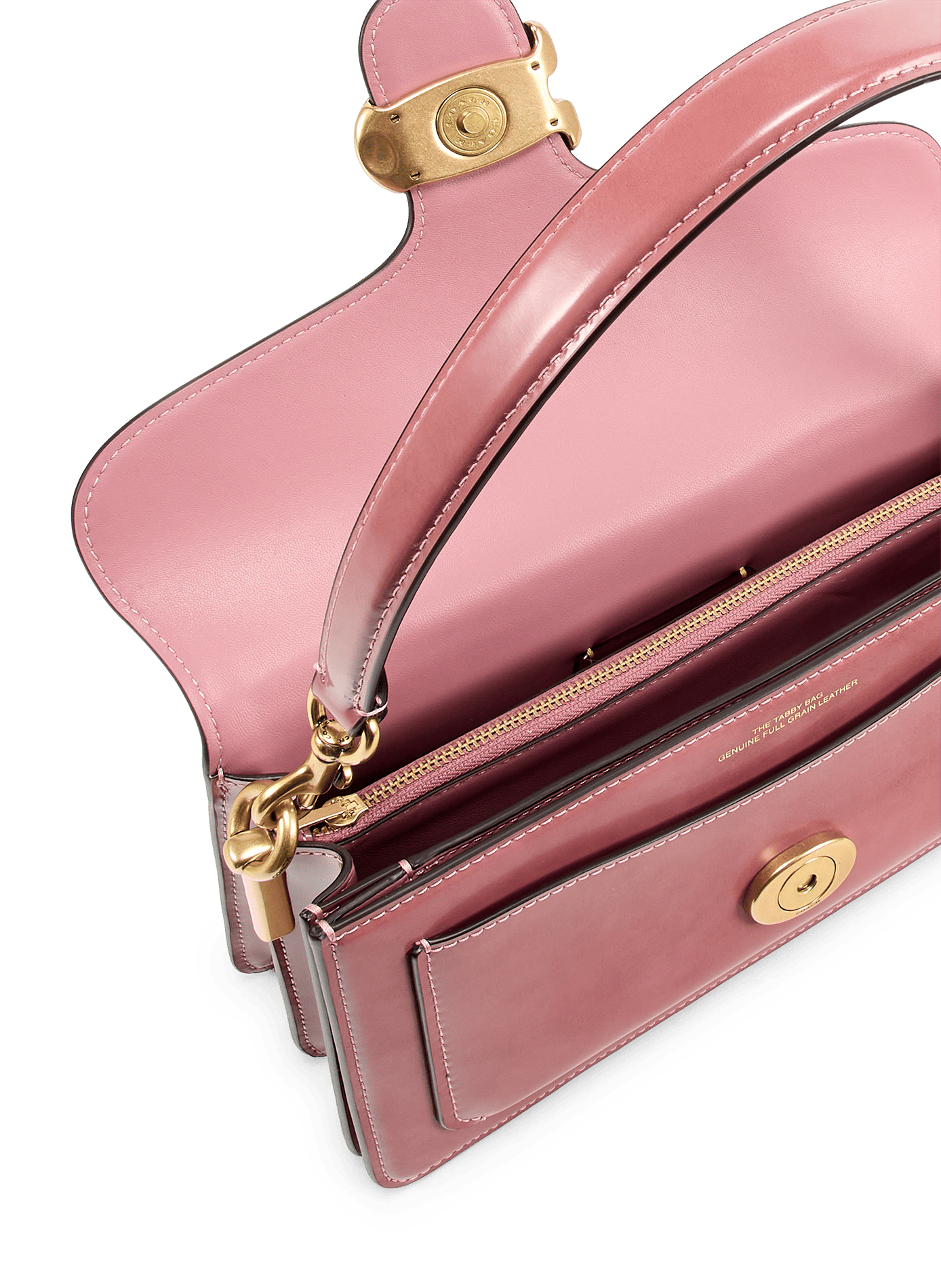 Sac épaule Tabby 26 en cuir COACH Rose