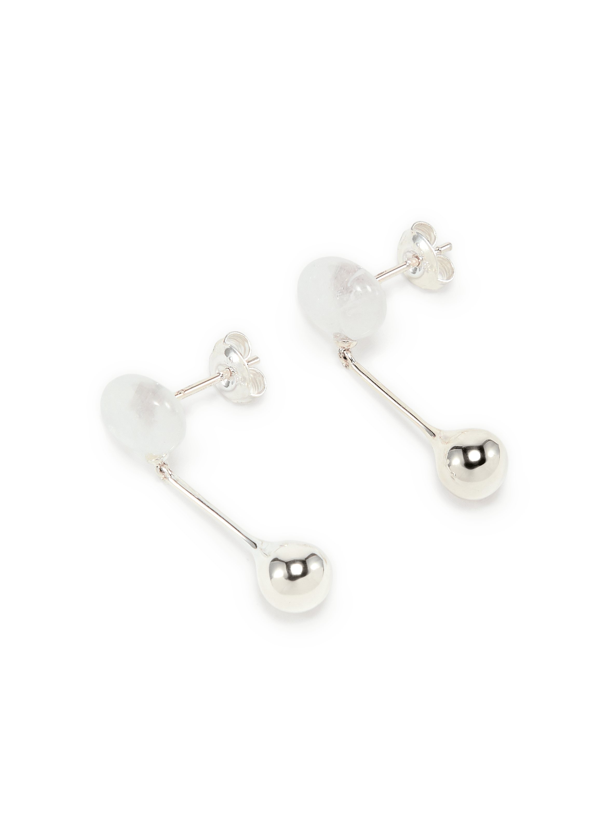 Boucles d'oreille Datura en argent RAGBAG Argent