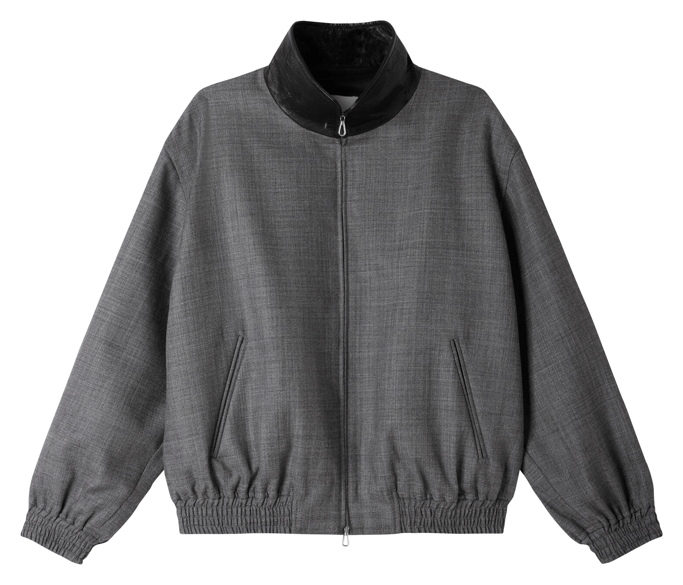 Blouson oversize en laine SANDRO Gris