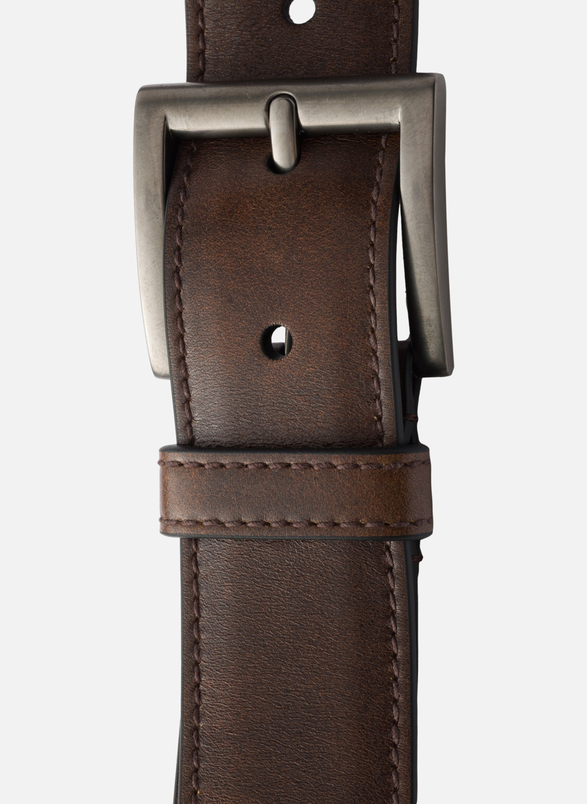 Ceinture en cuir PRADA Marron