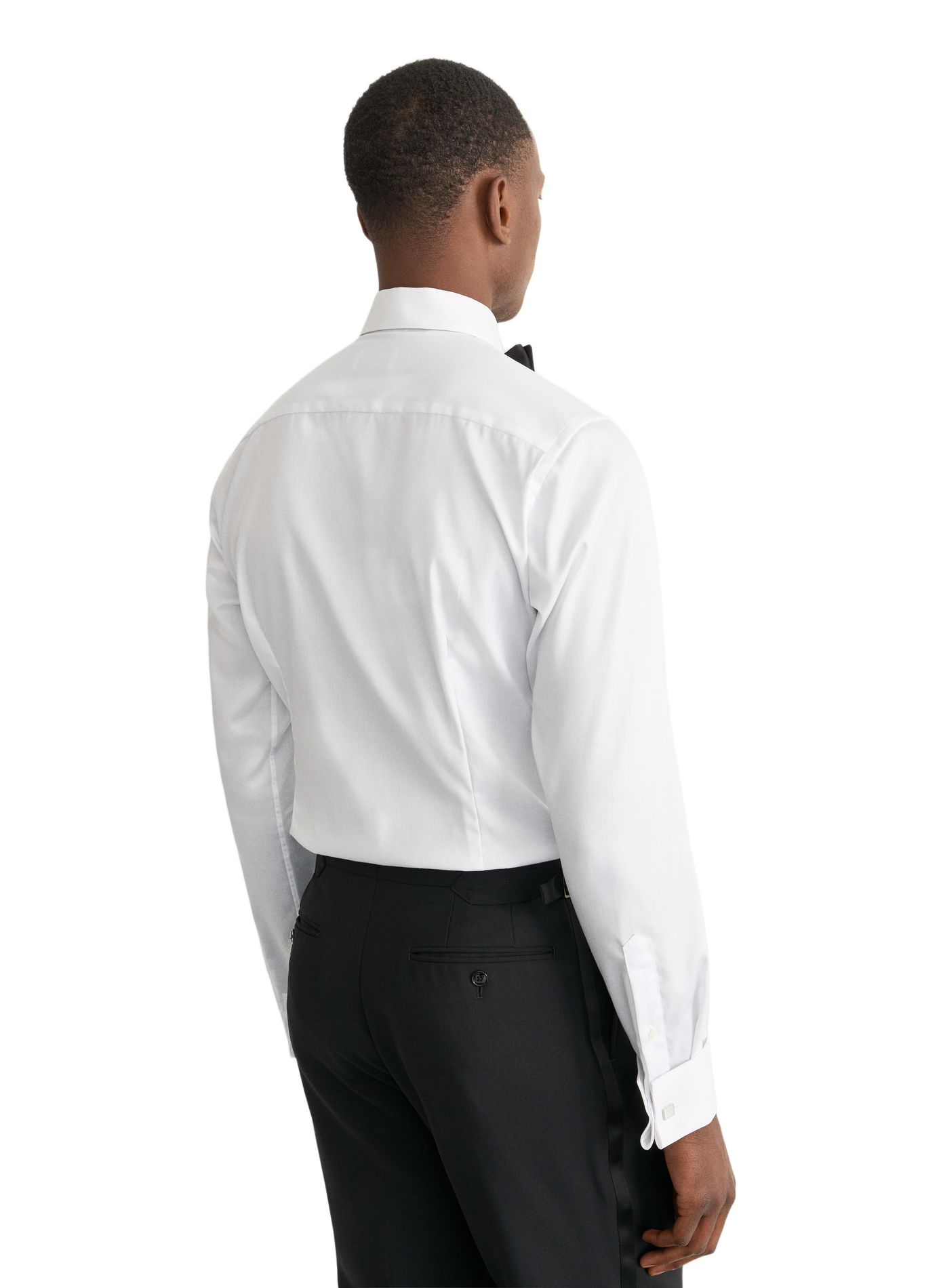 Schmale Baumwollhemd ETON Weiss