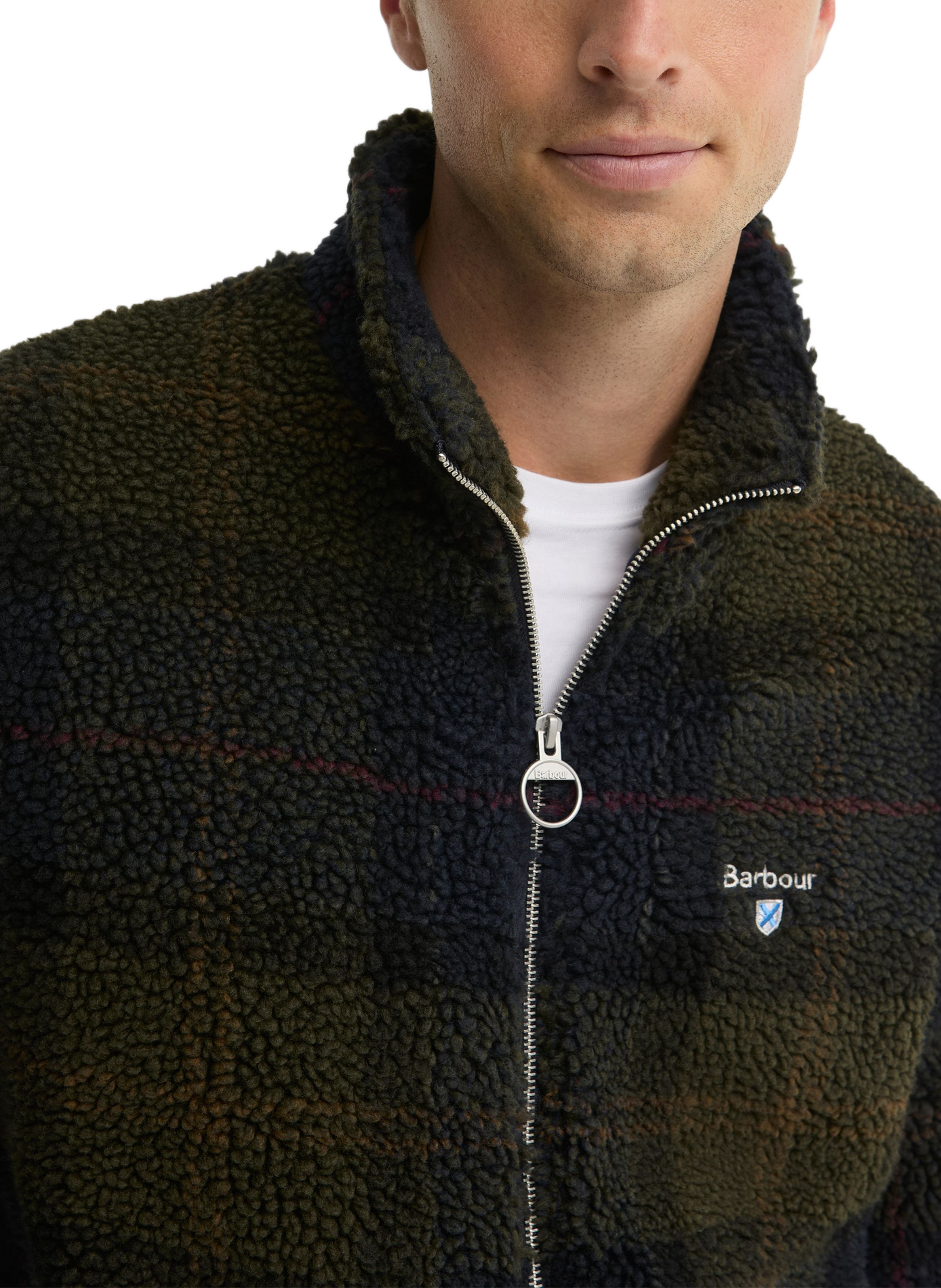 Tartan Fleece Jacket BARBOUR Multicolour