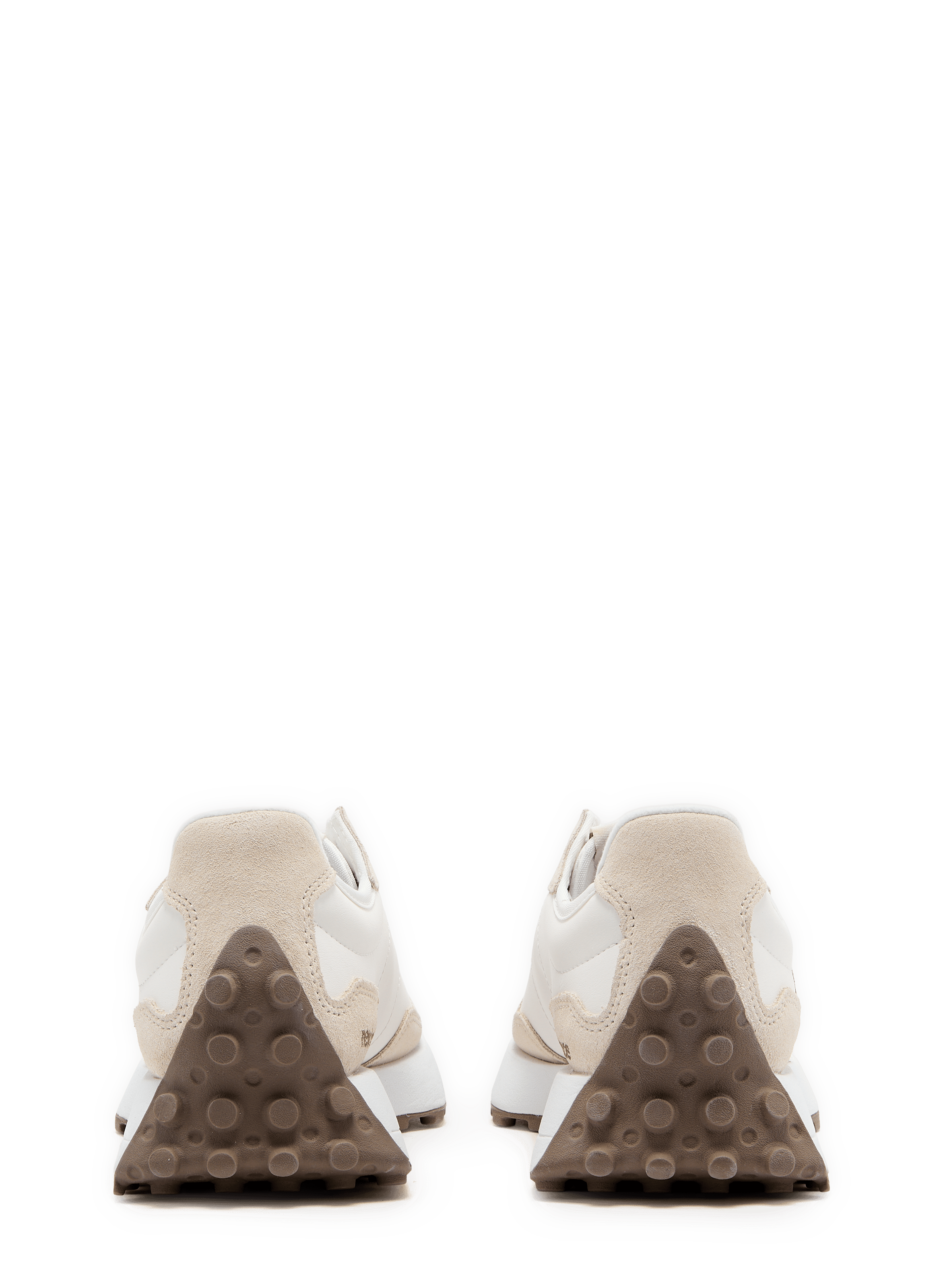 Baskets 327 en cuir mélangé NEW BALANCE Blanc