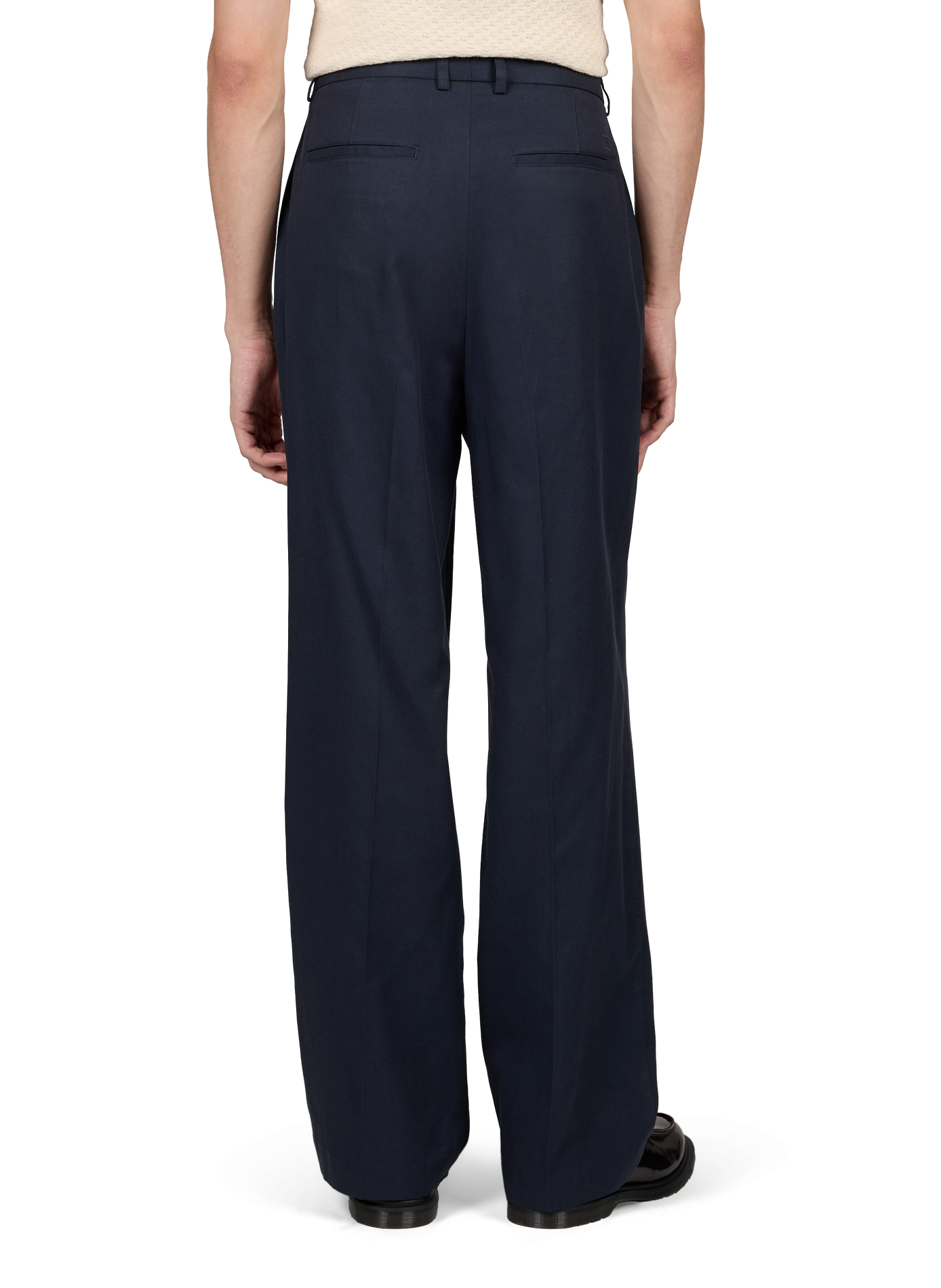 Plain trousers LES DEUX Blue