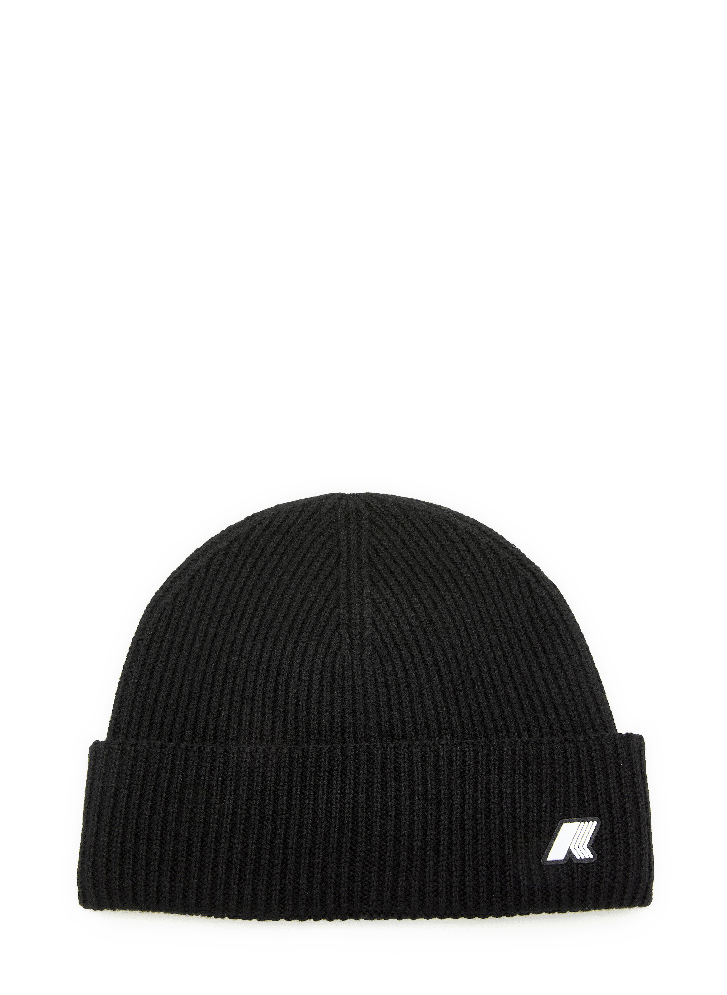 Bonnet côtelé Brice à logo K-WAY Noir