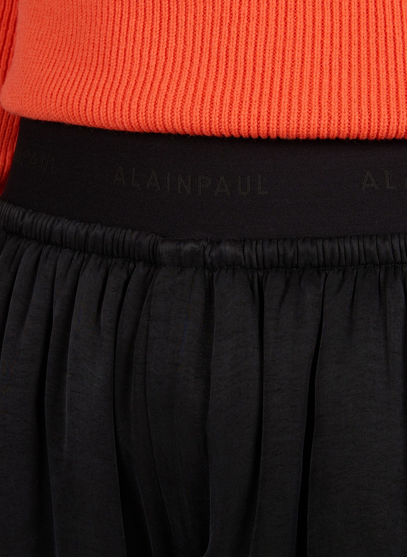 Wide cargo pants ALAINPAUL Black