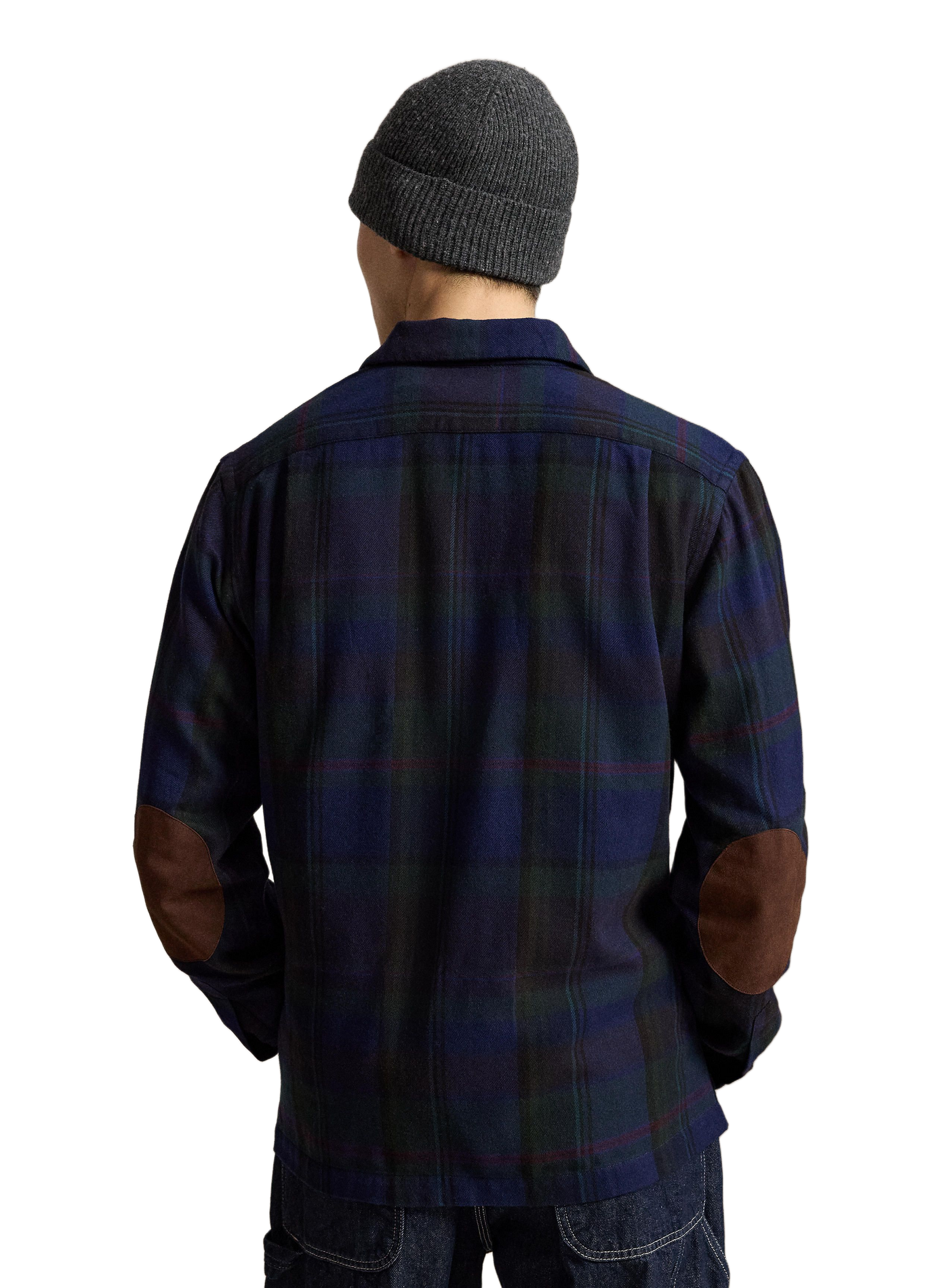 Surchemise droit col classique à carreaux en coton POLO RALPH LAUREN Vert