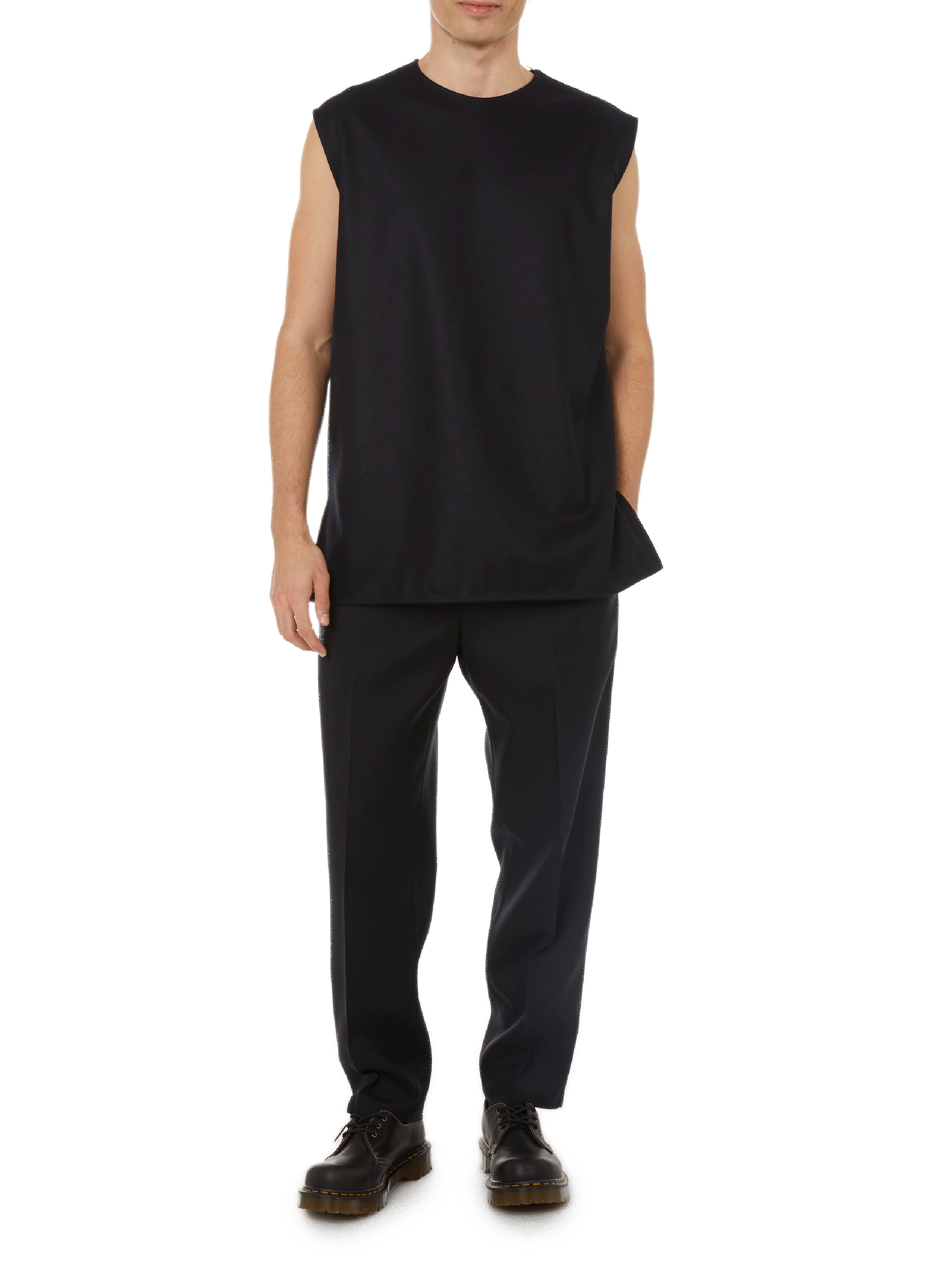 Wollen broek JIL SANDER Blauw