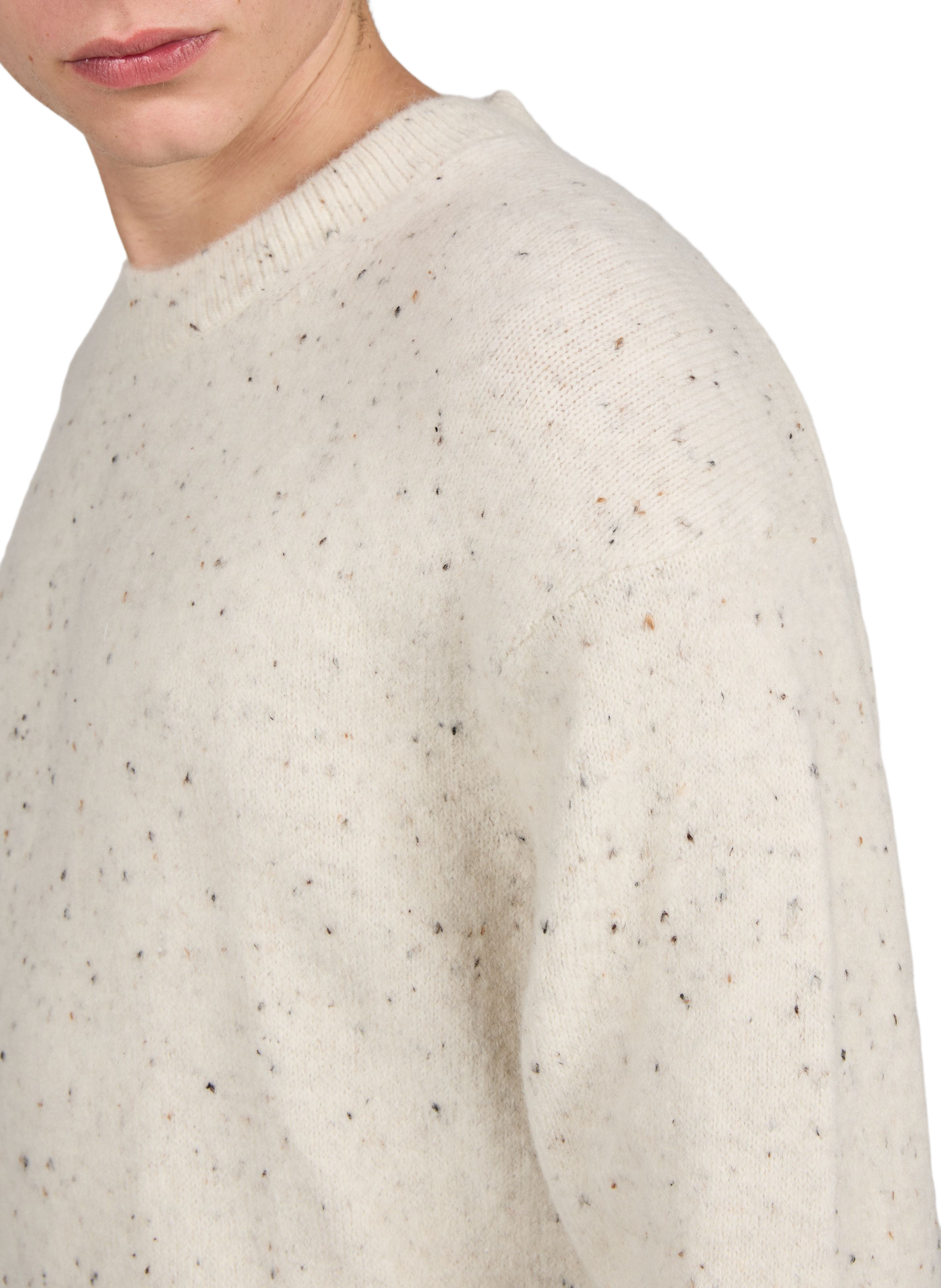 Straight wool blend sweater MAISON KITSUNÉ White