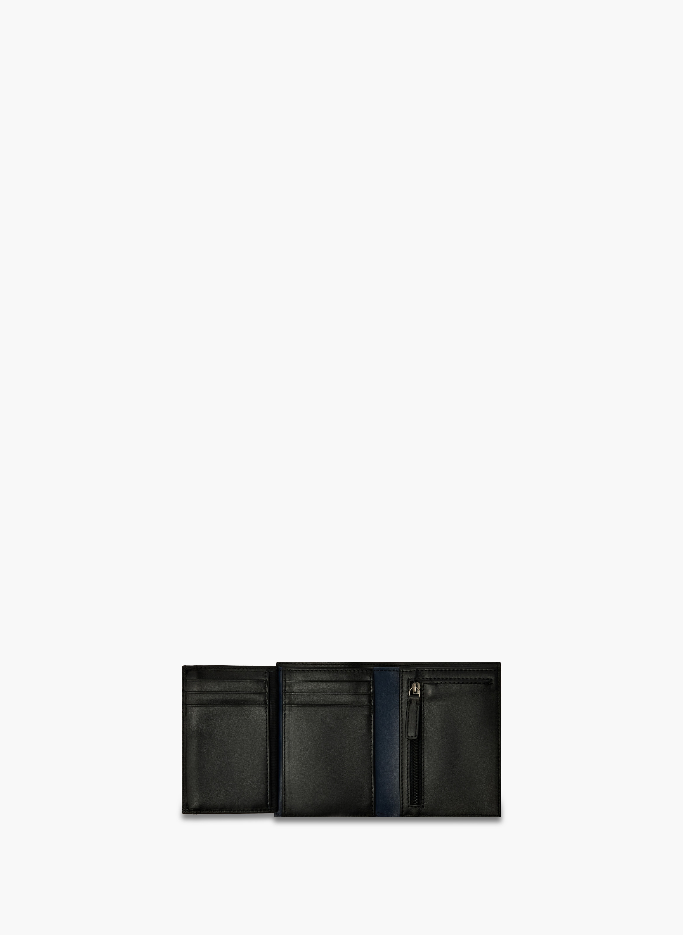 Portefeuille européen léon de lancel en cuir LANCEL Bleu