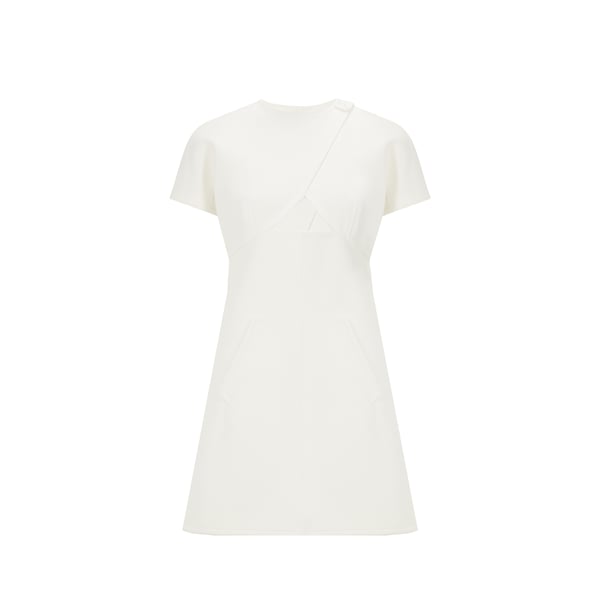 Robe courte à découpe