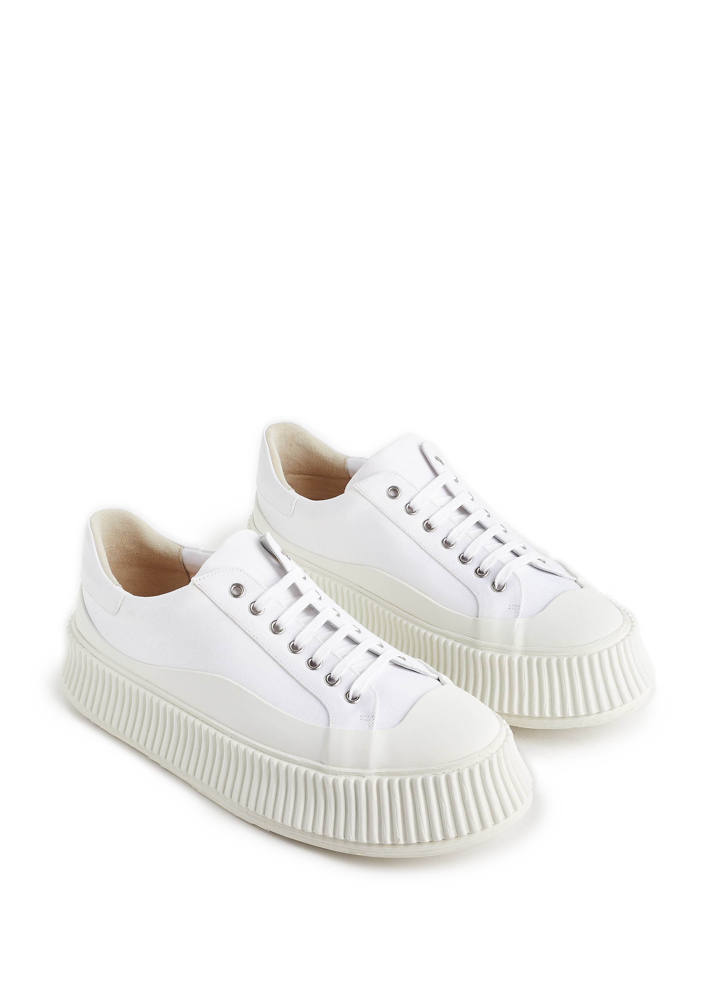 Cotton sneakers JIL SANDER White