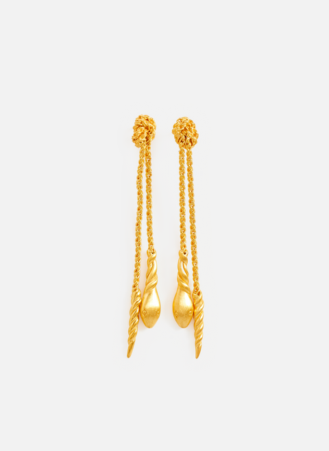 Ariadne Earrings Gold PAMELA LOVE 