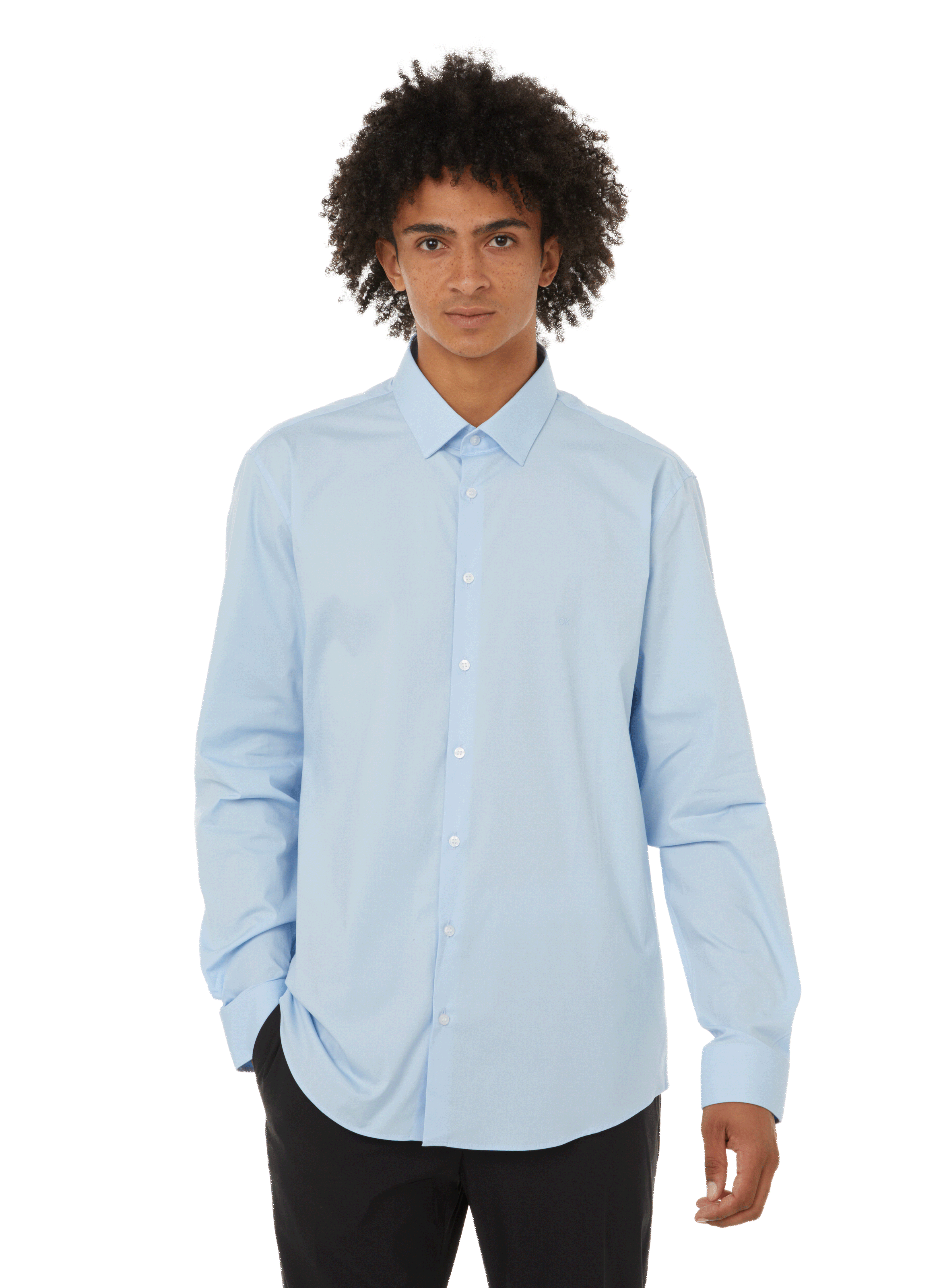 Chemise slim en coton