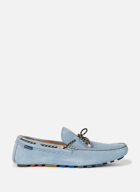 Blue suede leather loafersPAUL SMITH 