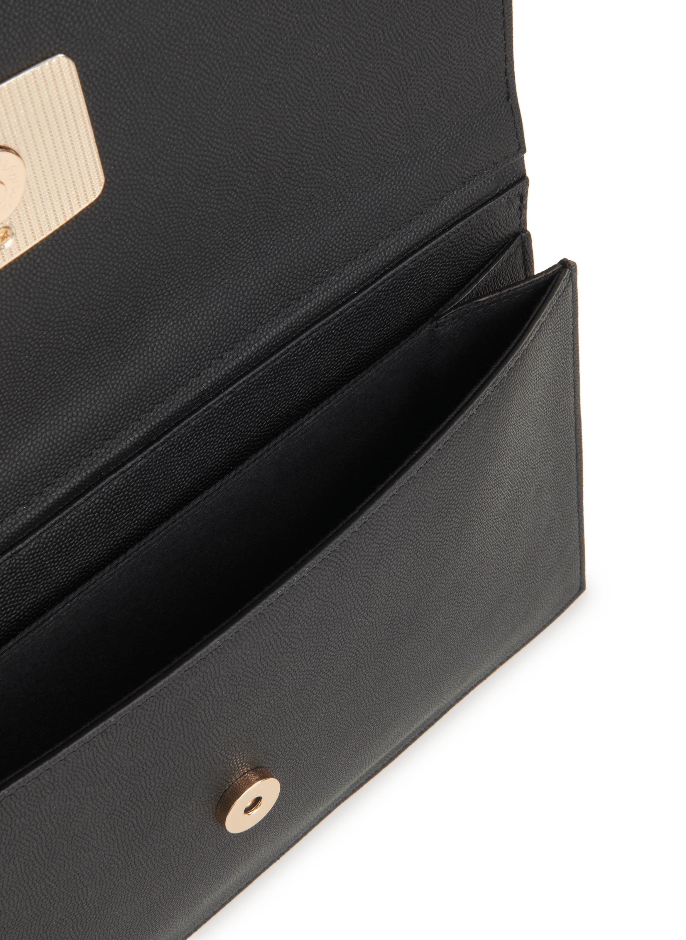 Pochette en cuir  Noir