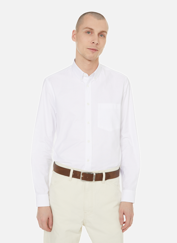 EDITIONS 102 Long-sleeve cotton Shirt  White