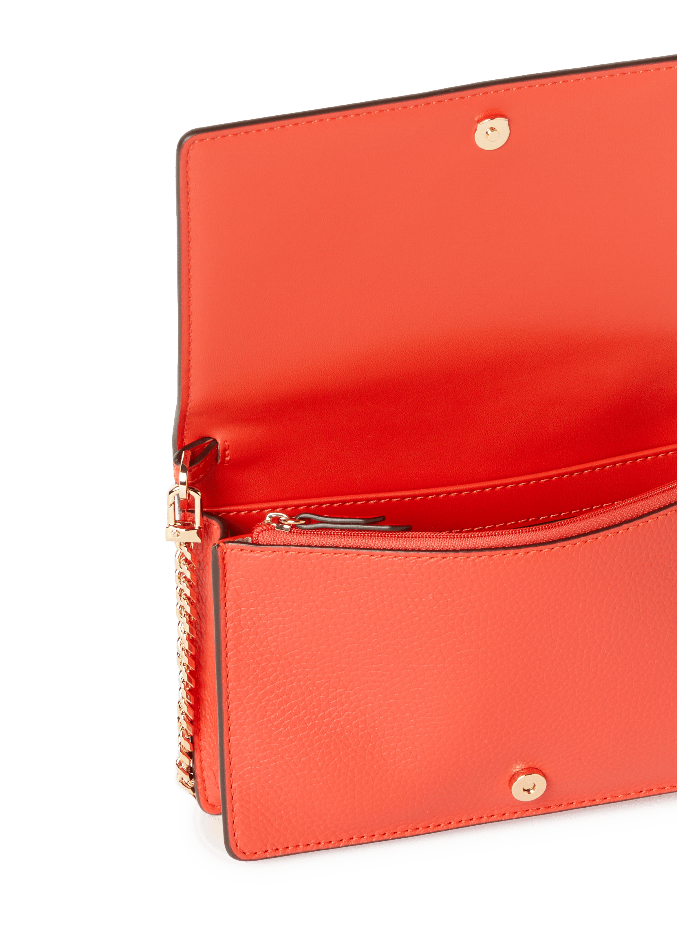 Leather Clutch MICHAEL KORS Orange