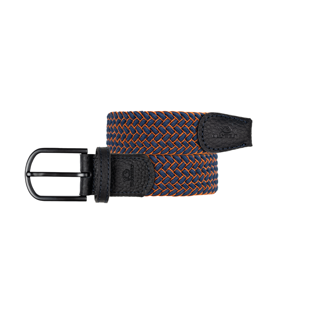 Ceinture tressée élastique multicolore BILLYBELT Bleu