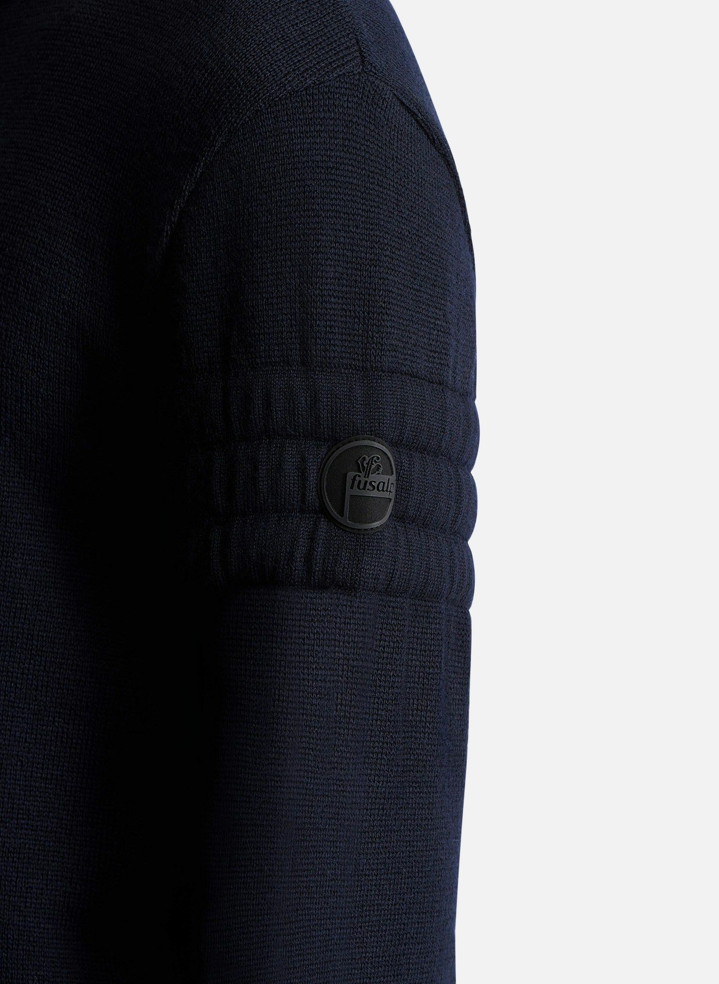 Pull damien col rond coupe regular FUSALP Bleu