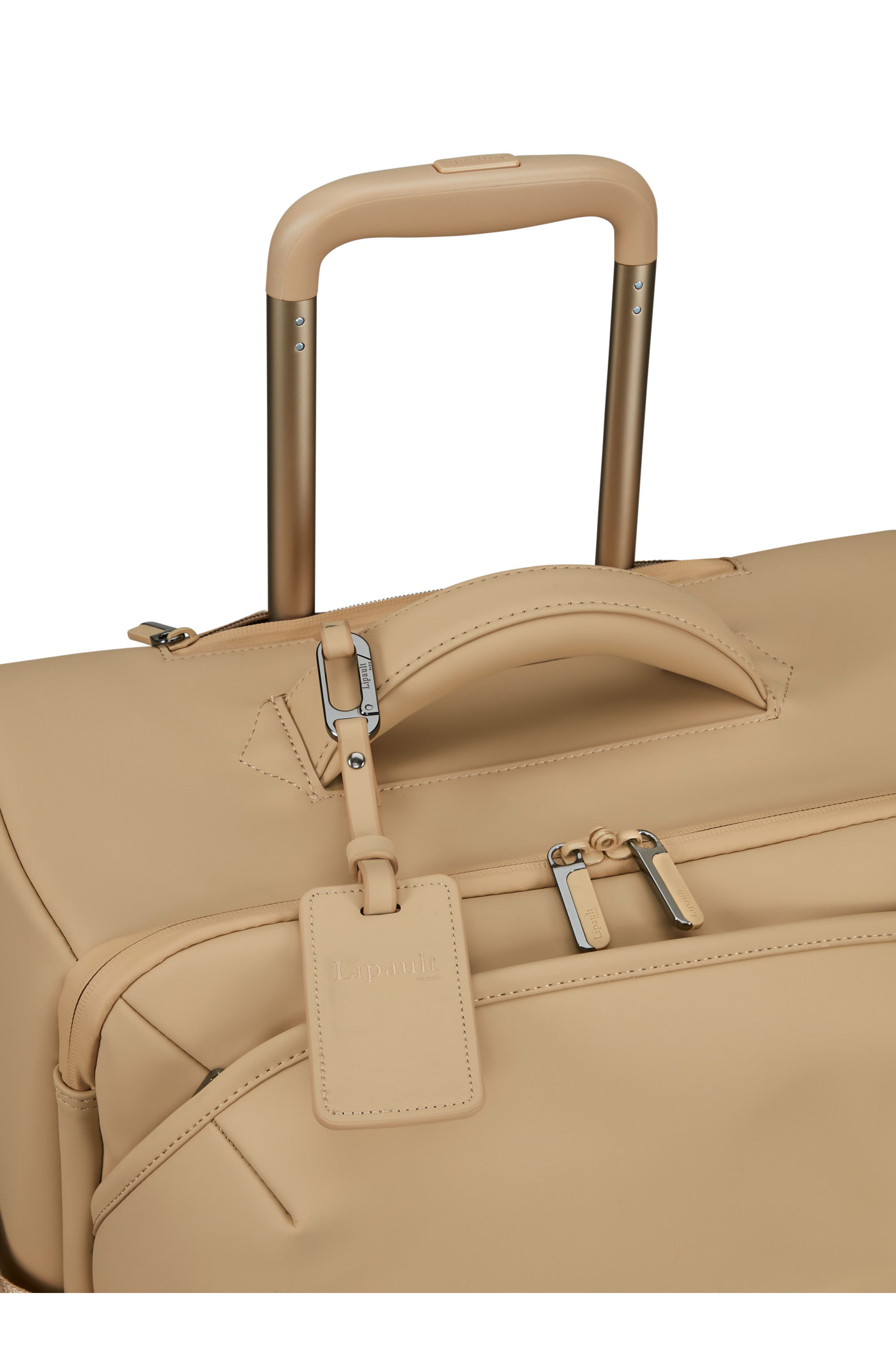 Lost in berlin sac de voyage à roues taille l exile LIPAULT PARIS Beige