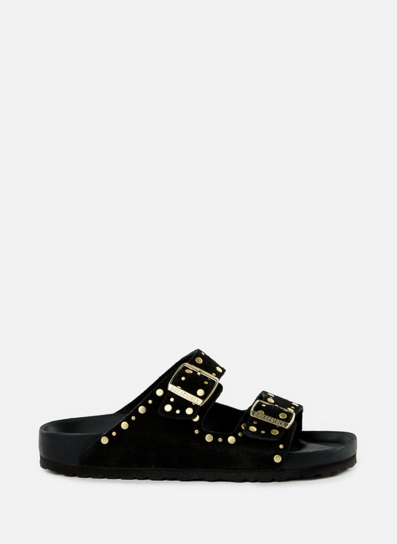 Arizona Rivet leather sandals Black by BIRKENSTOCK BIRKENSTOCK Arizona Rivet leather sandals Black