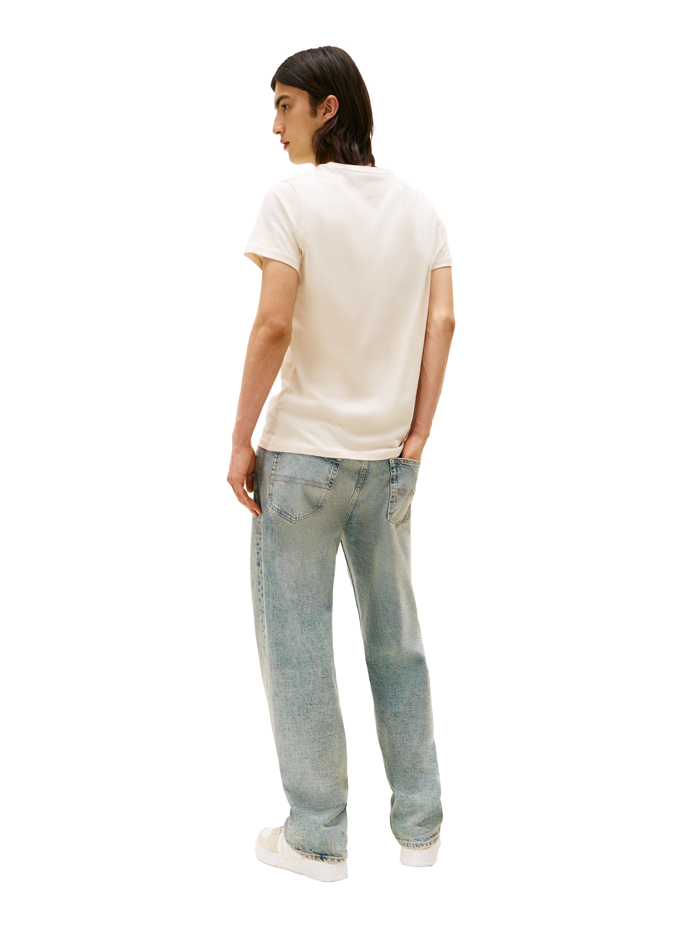 Classic Cotton T-Shirt TOMMY HILFIGER Beige