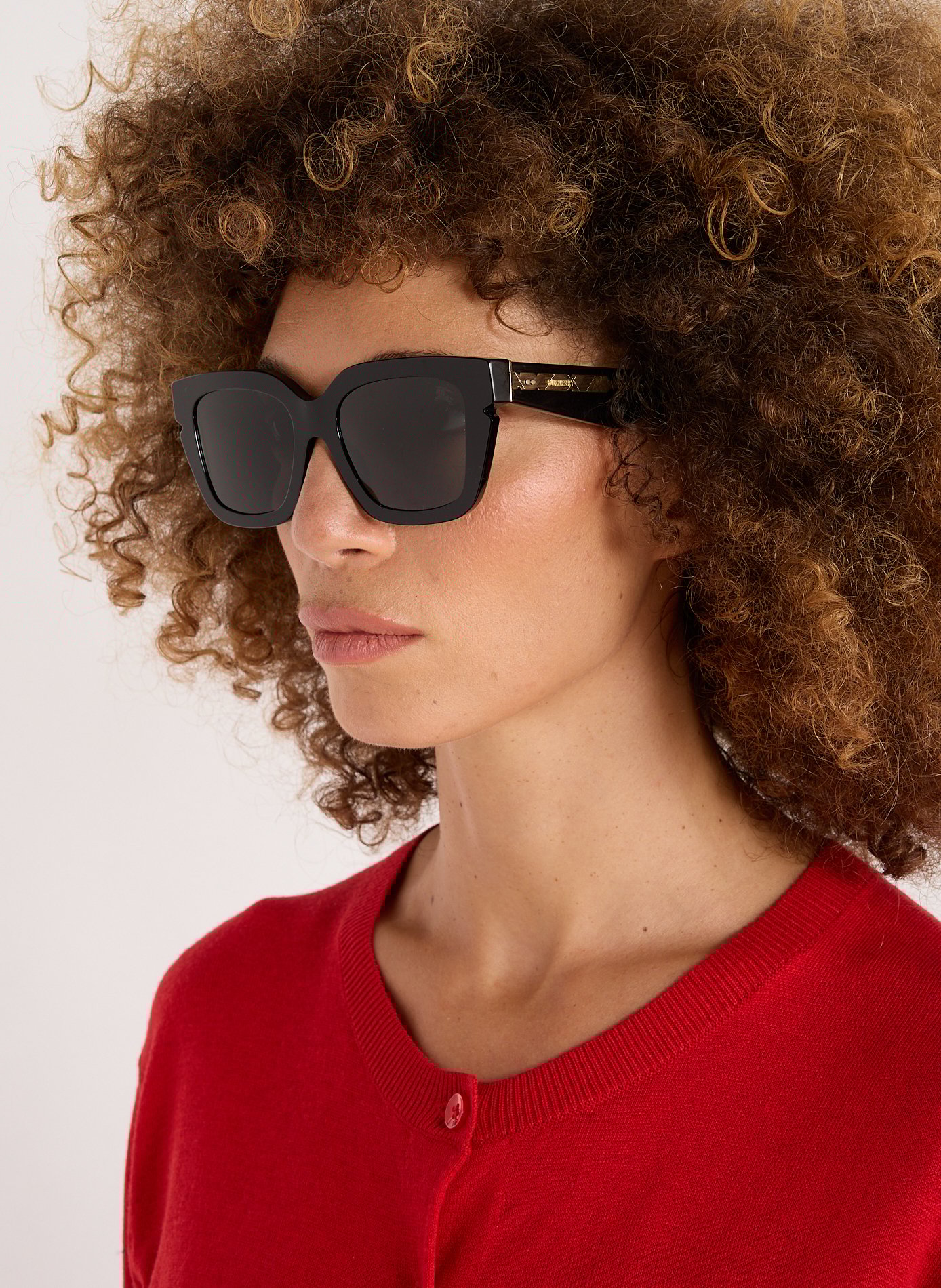 Lunettes de soleil carrées BURBERRY Multicolore