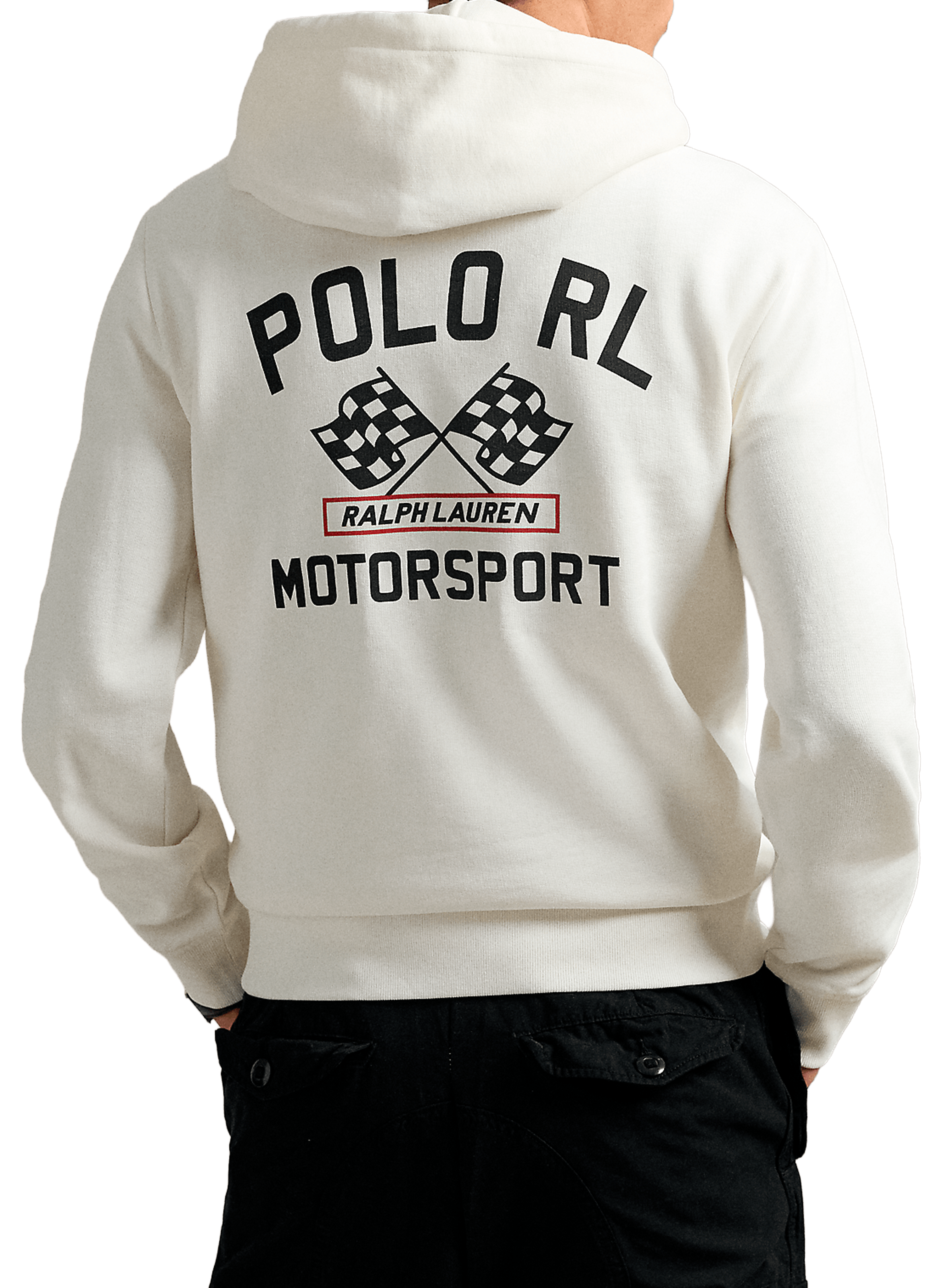 Straight printed sweatshirt in blended cotton POLO RALPH LAUREN White