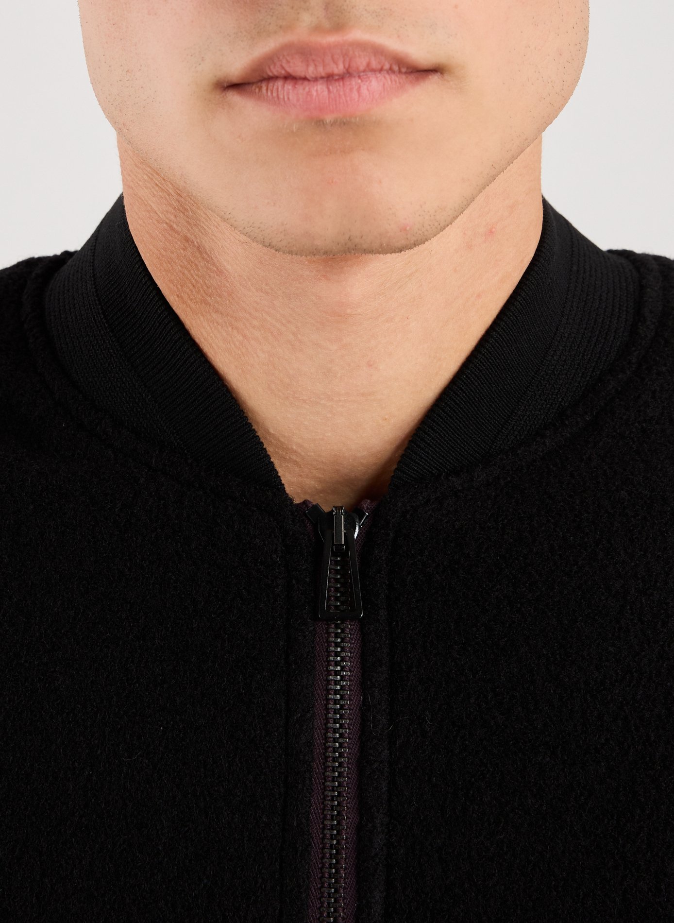 Sleeveless wool fleece vest PAUL SMITH Black