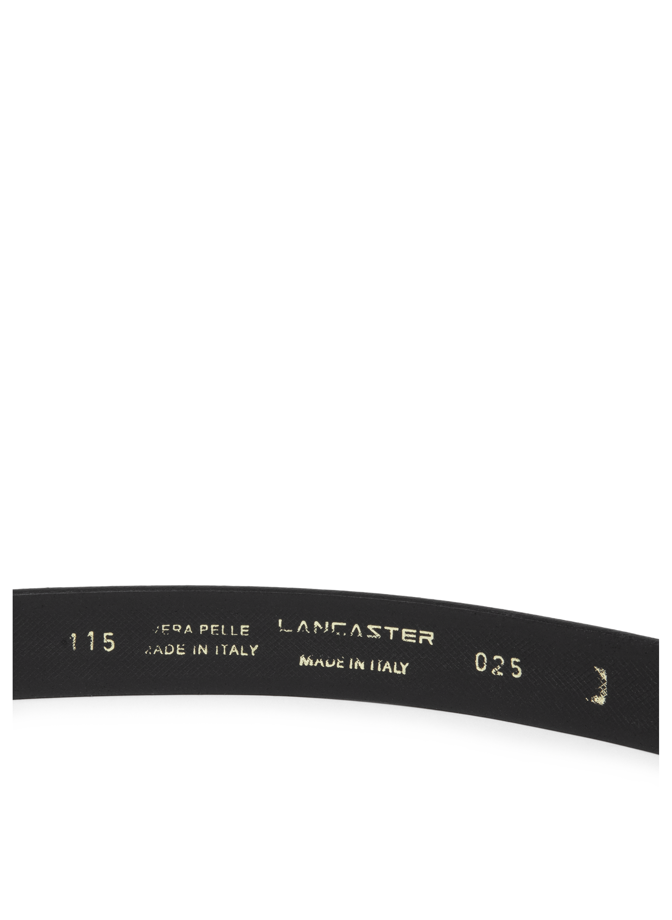 Ceinture - ceinture cuir végétal LANCASTER Noir