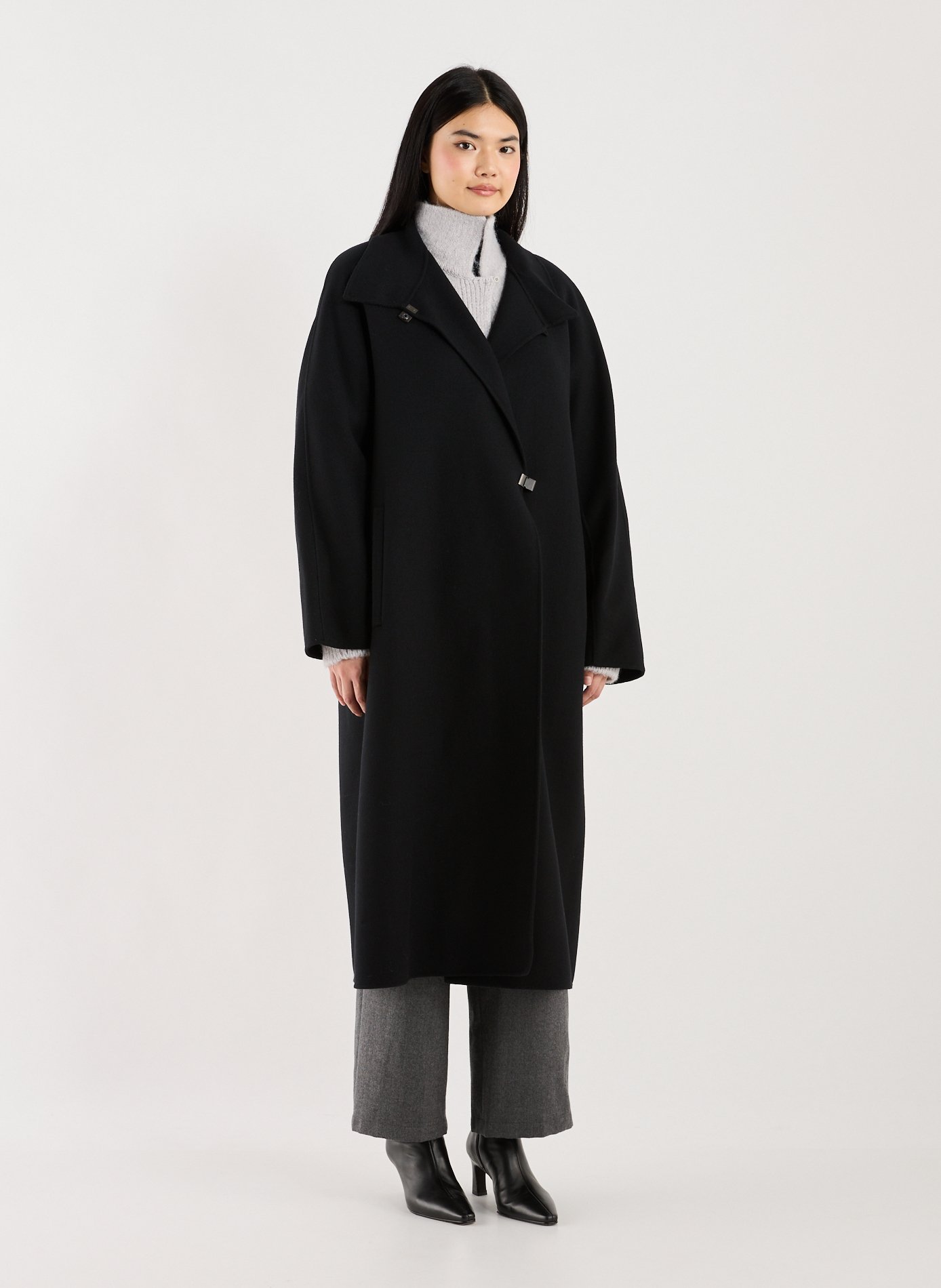 Long wool coat LE 17 SEPTEMBRE Black