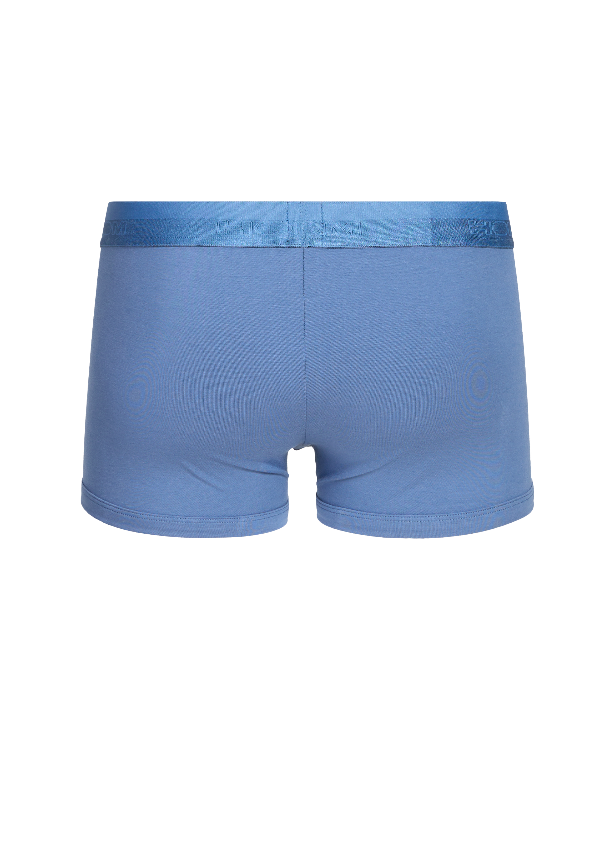 Boxer en coton mélangé HOM Bleu