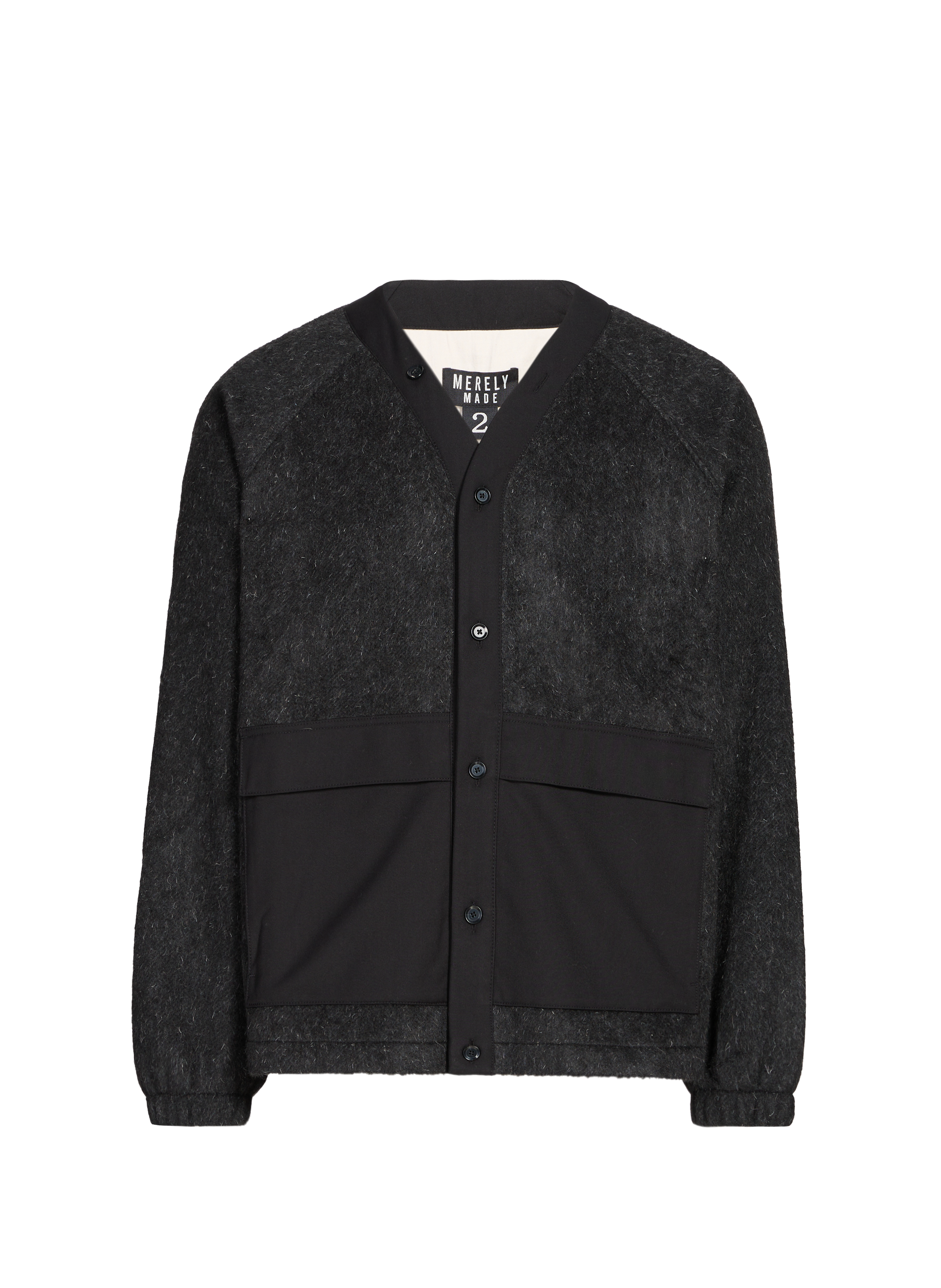 Mixed wool cardigan MERELY MADE Black