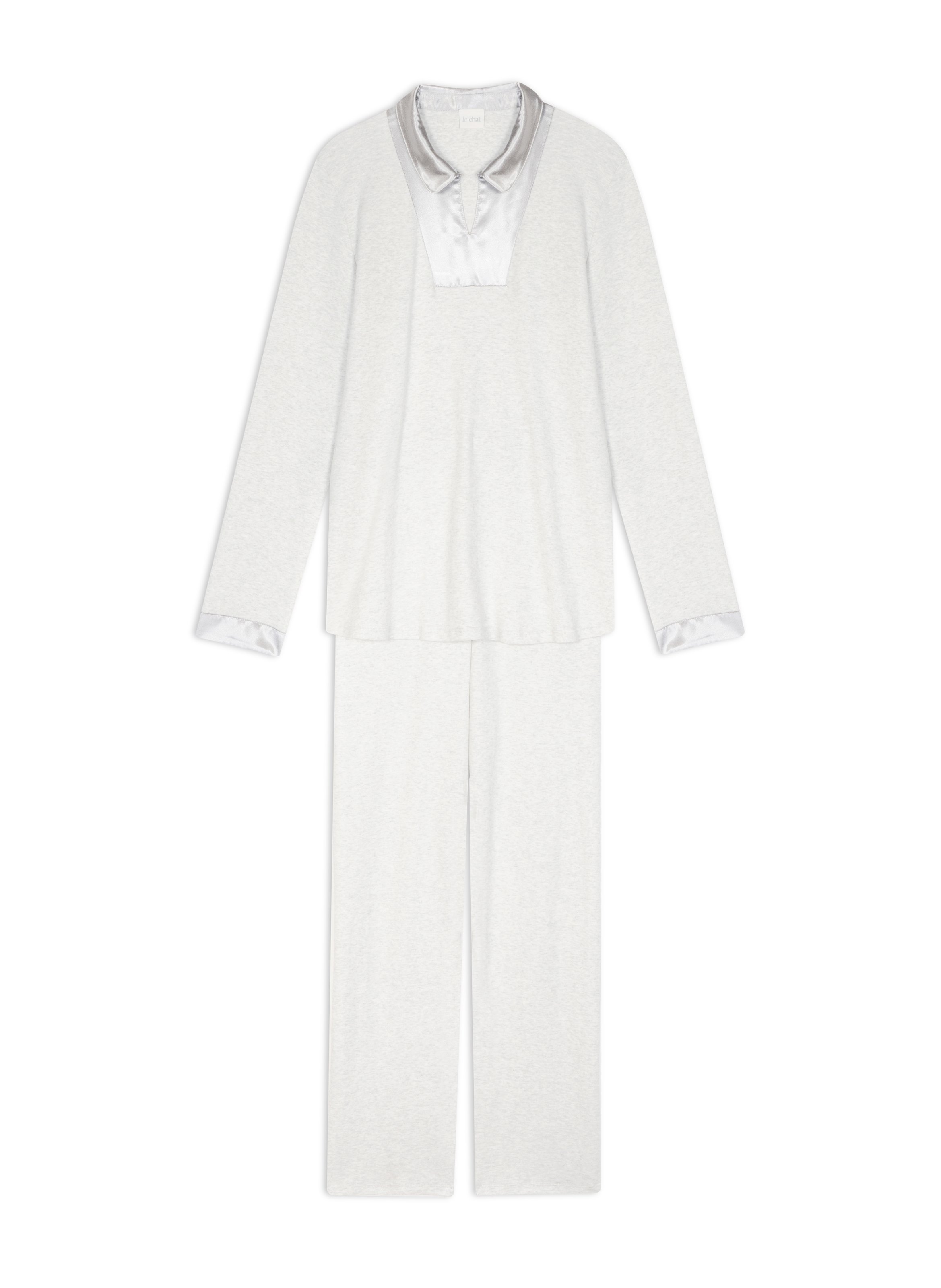 Pyjama en coton andy 102 LE CHAT Gris