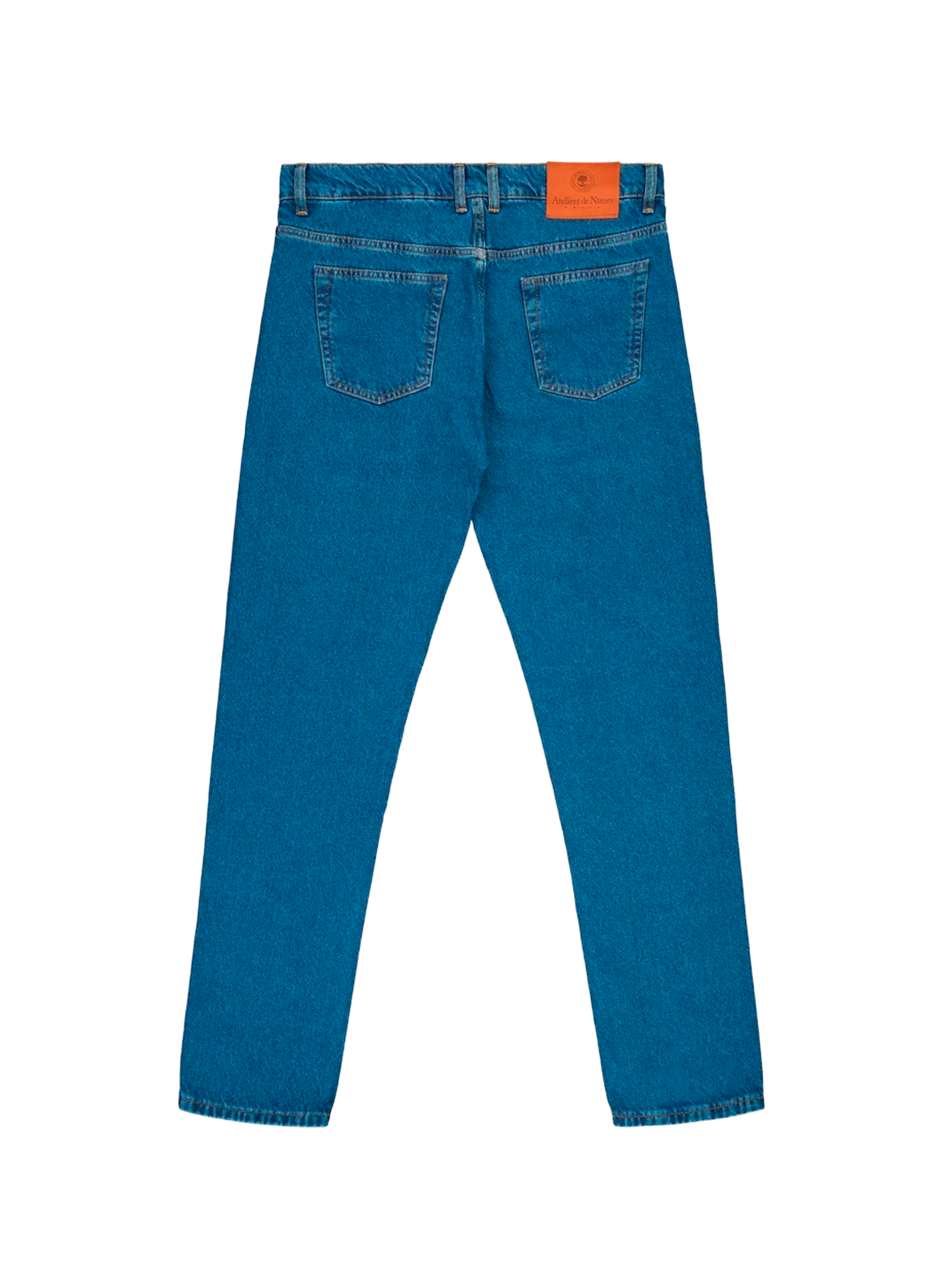 Straight cotton jeans ATELIERS DE NIMES Blue