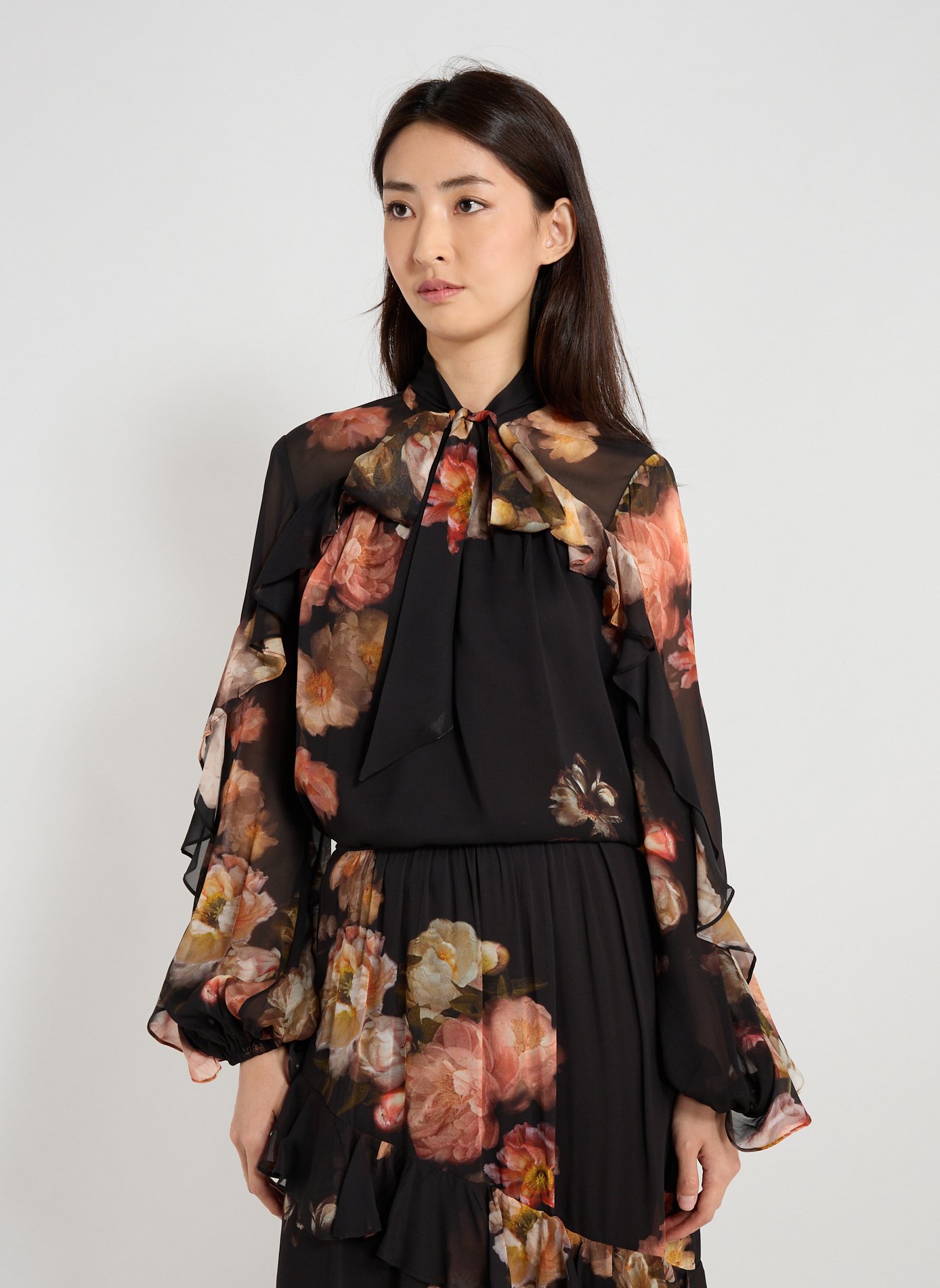 ZIMMERMANN Blouse fleurie à col V Multicolore