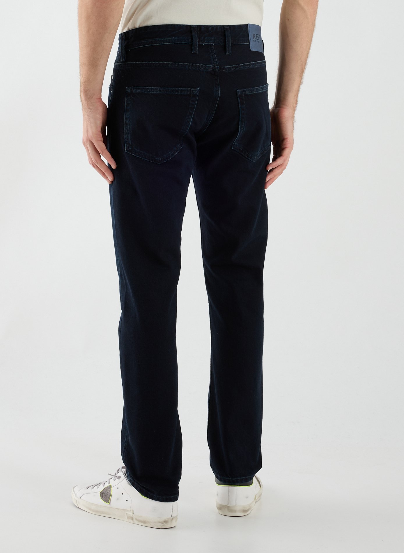Cotton slim-fit jeans REPLAY Blue