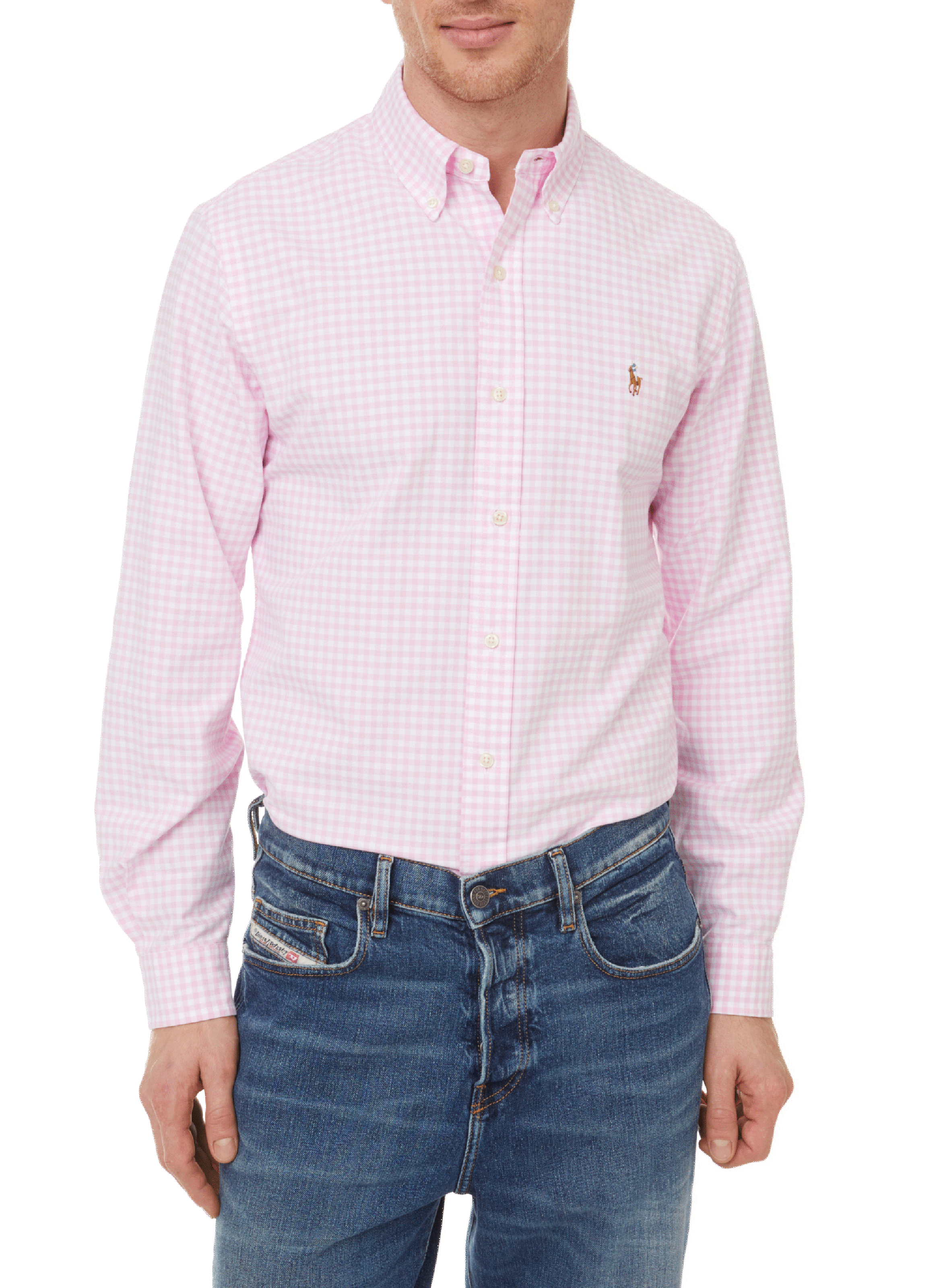 Cotton check shirt POLO RALPH LAUREN Pink