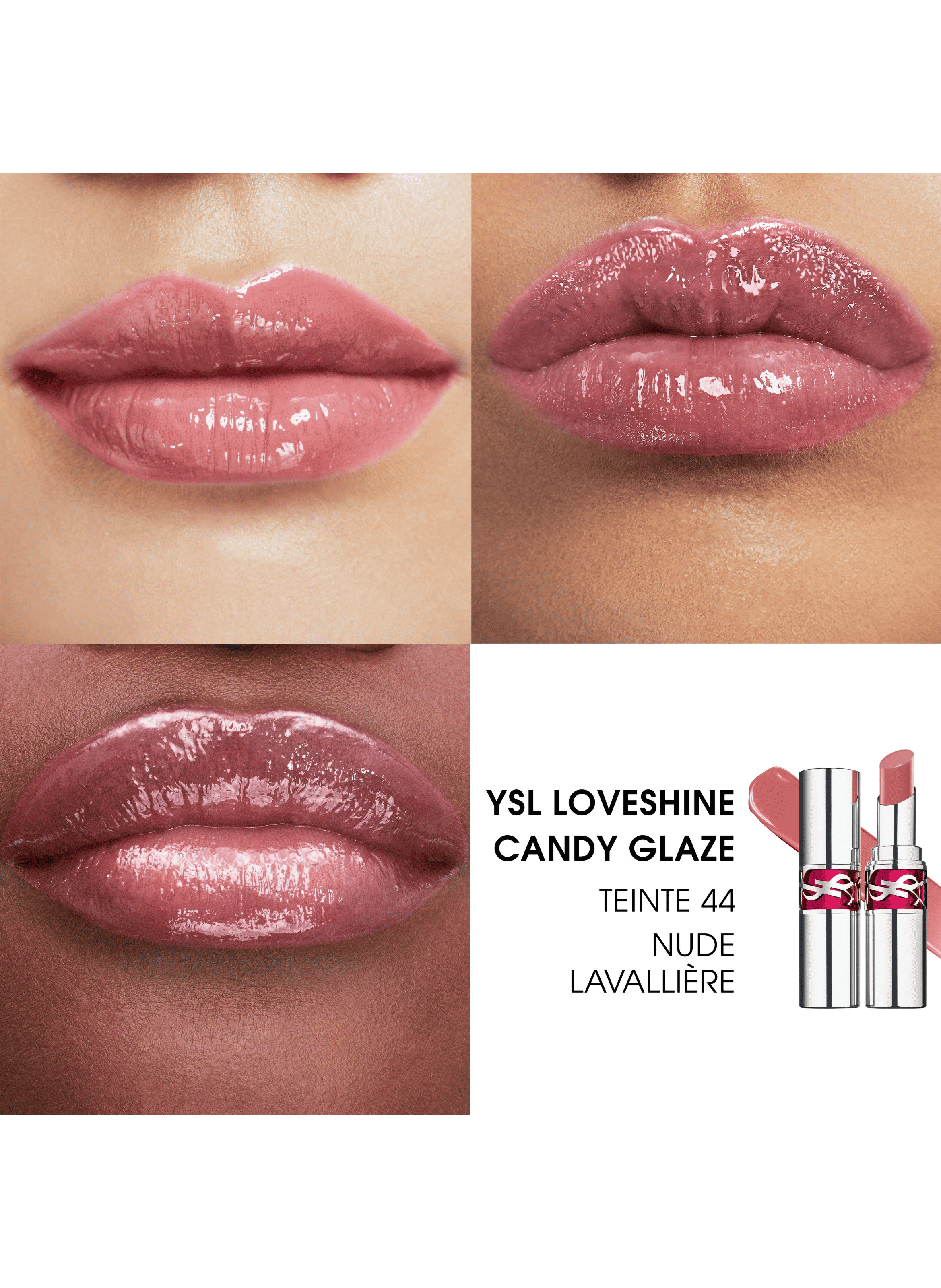 YSL Loveshine Gloss effet repulpant en stick YVES SAINT LAURENT 44 nude lavalliÈre